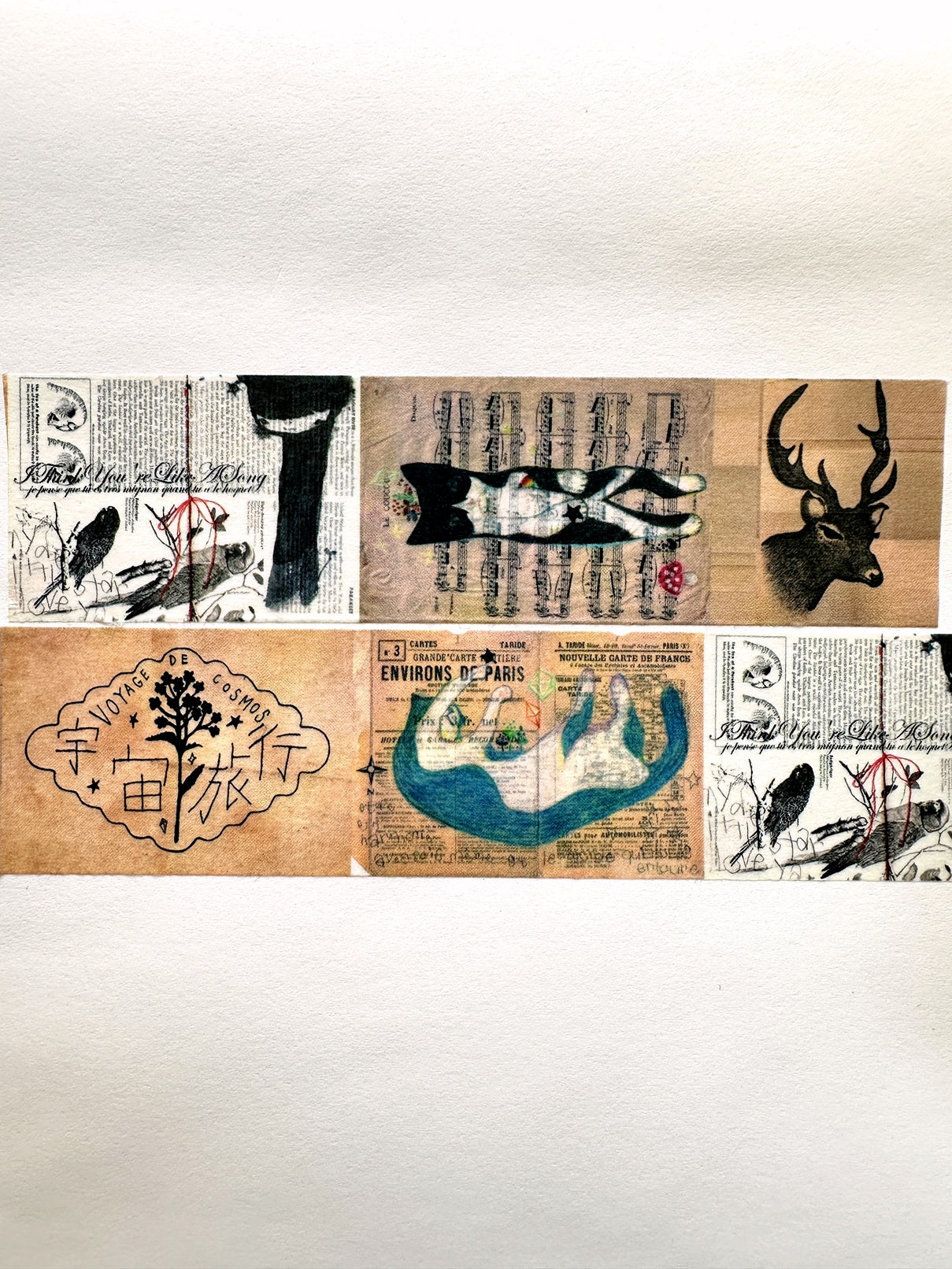 Voyage De Cosmos - No. 1 washi tape SAMPLES