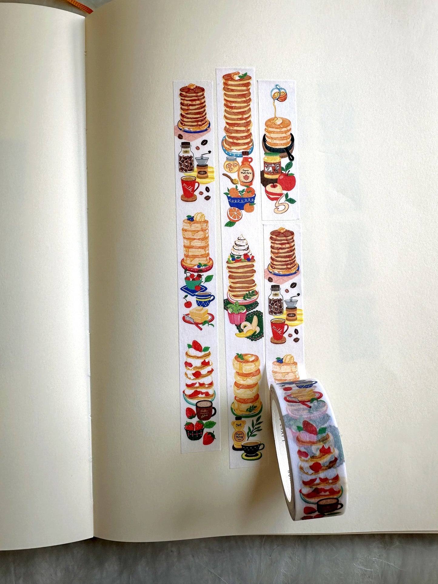 World Craft Tatemasu - Pancake vertical washi tape SAMPLES