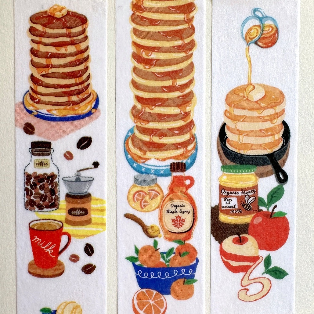 World Craft Tatemasu - Pancake vertical washi tape SAMPLES