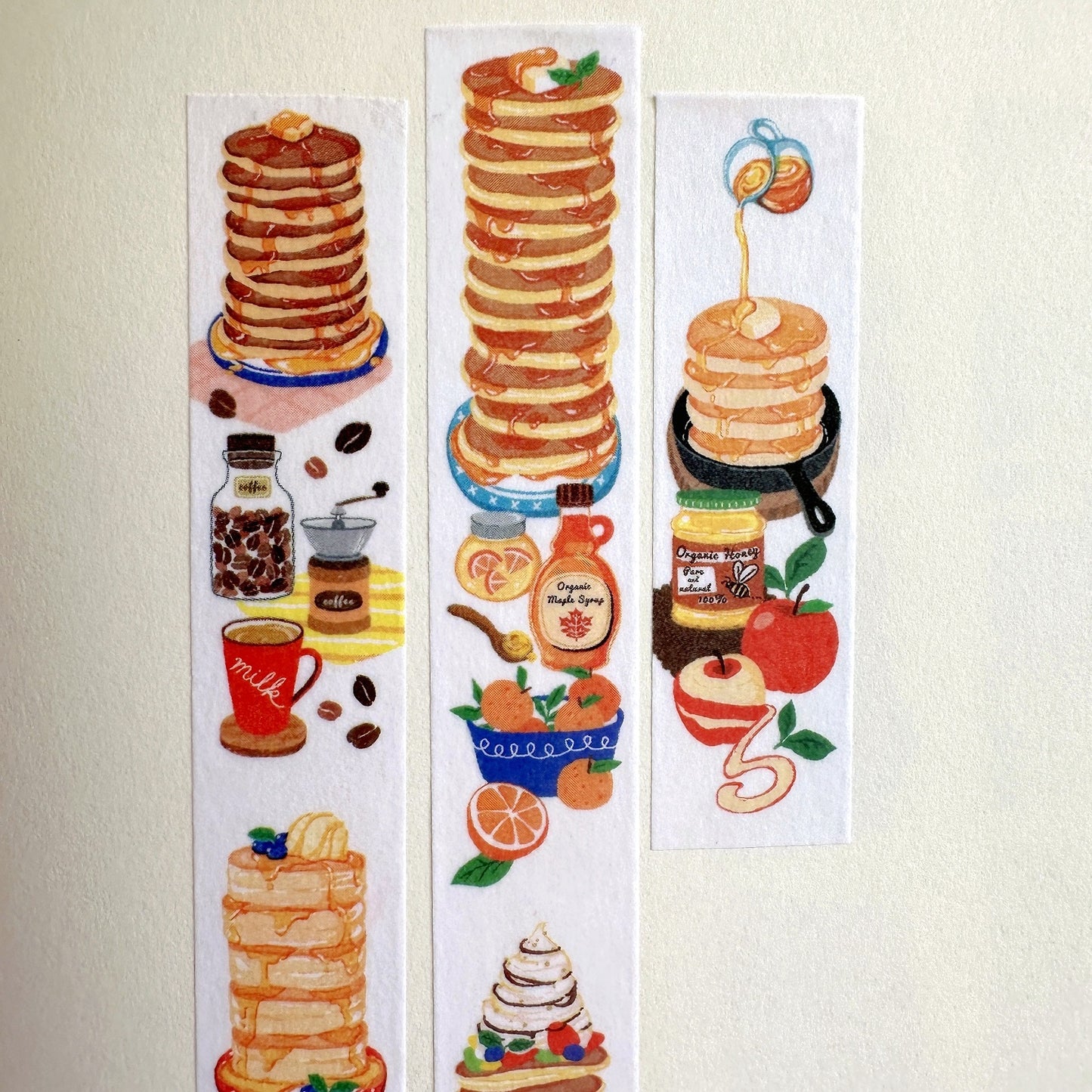 World Craft Tatemasu - Pancake vertical washi tape SAMPLES