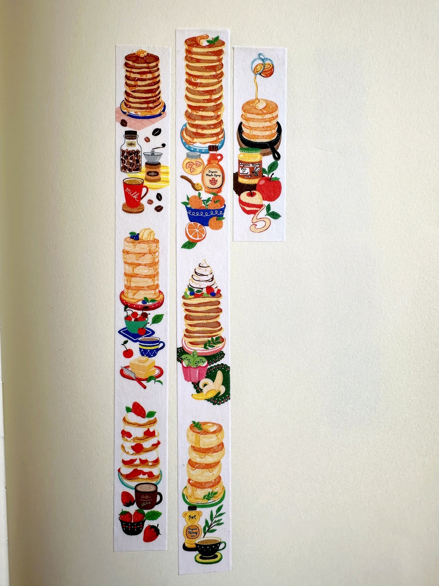 World Craft Tatemasu - Pancake vertical washi tape SAMPLES