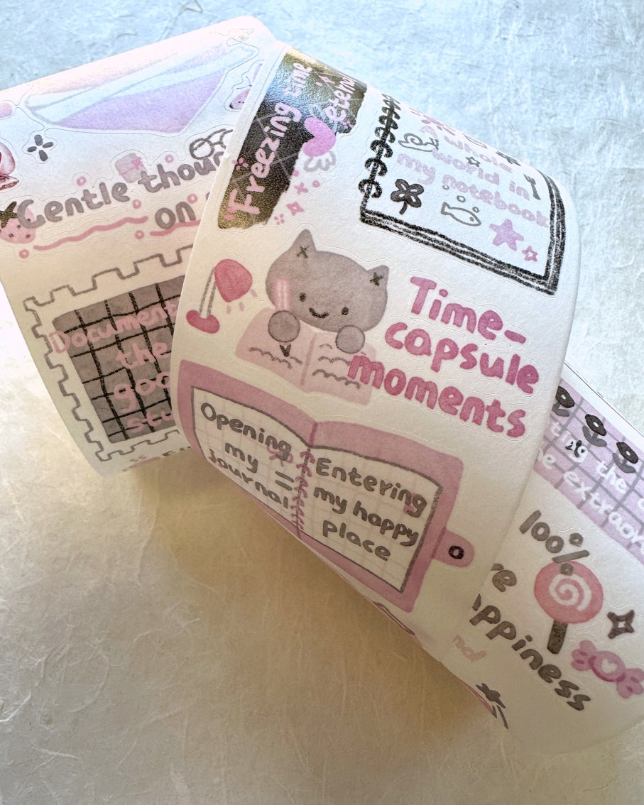 WT - The Healing Mind kiss-cut washi SAMPLES