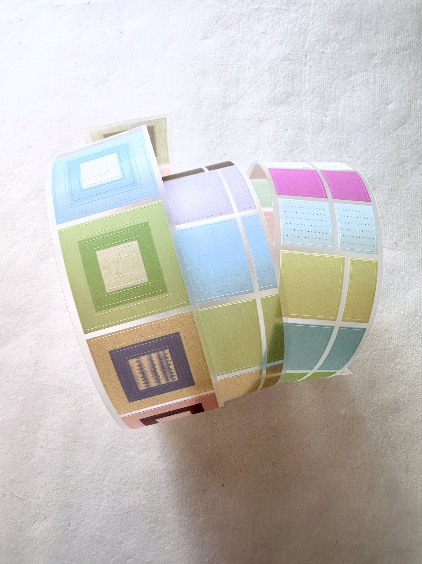 WW Studio - Collection of Blocks multi kiss-cut PVC tape SAMPLES