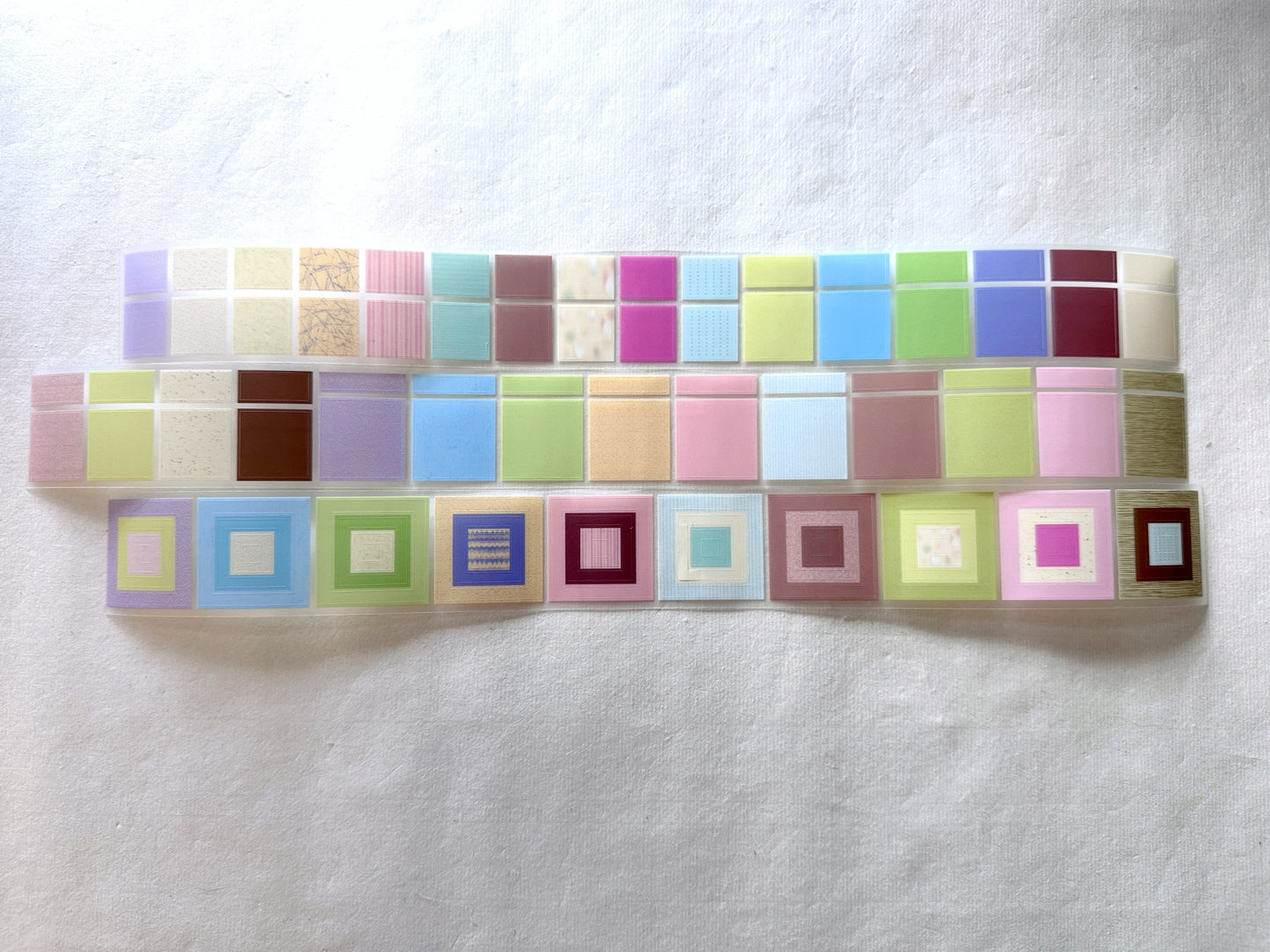 WW Studio - Collection of Blocks multi kiss-cut PVC tape SAMPLES