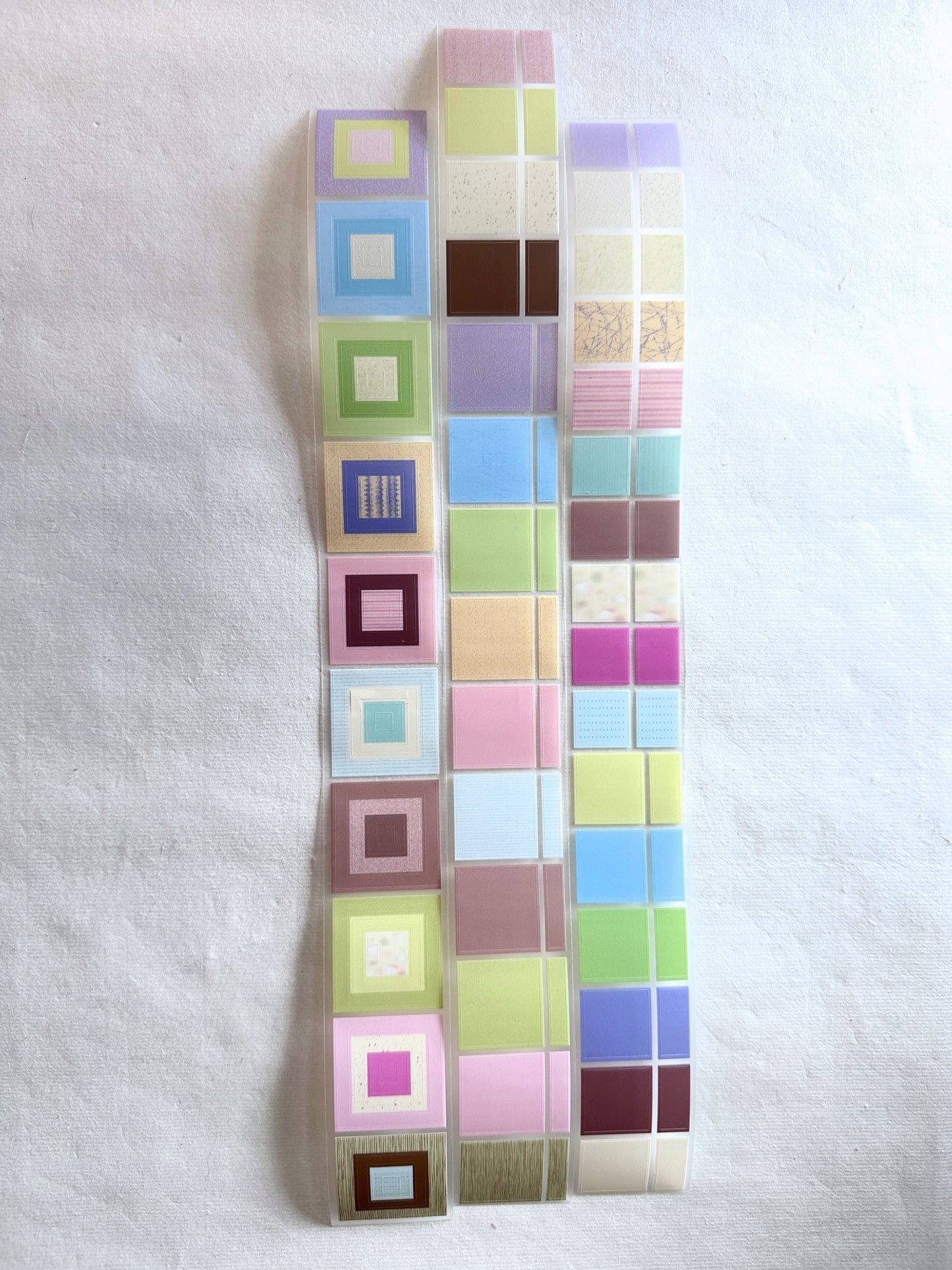WW Studio - Collection of Blocks multi kiss-cut PVC tape SAMPLES