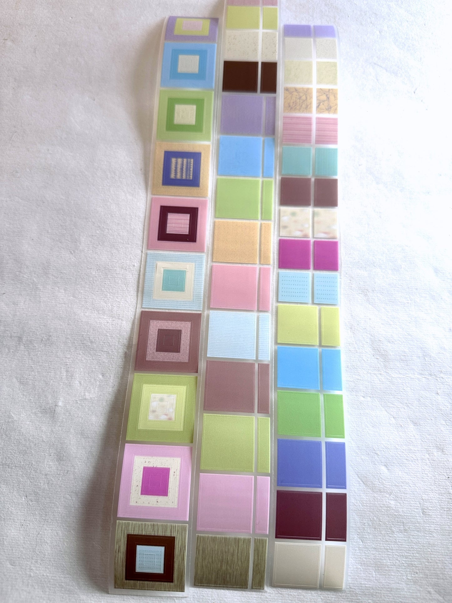 WW Studio - Collection of Blocks multi kiss-cut PVC tape SAMPLES