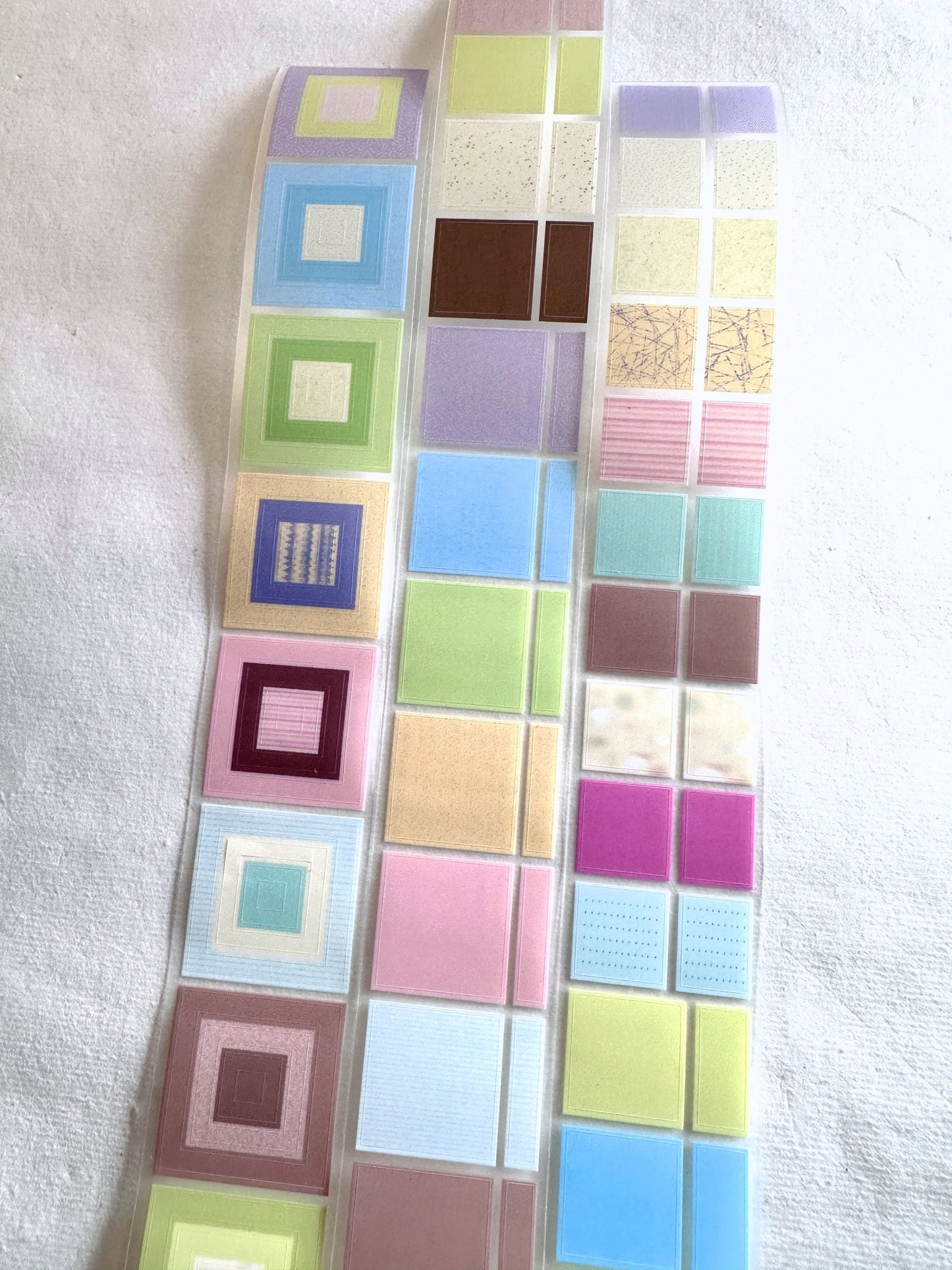 WW Studio - Collection of Blocks multi kiss-cut PVC tape SAMPLES