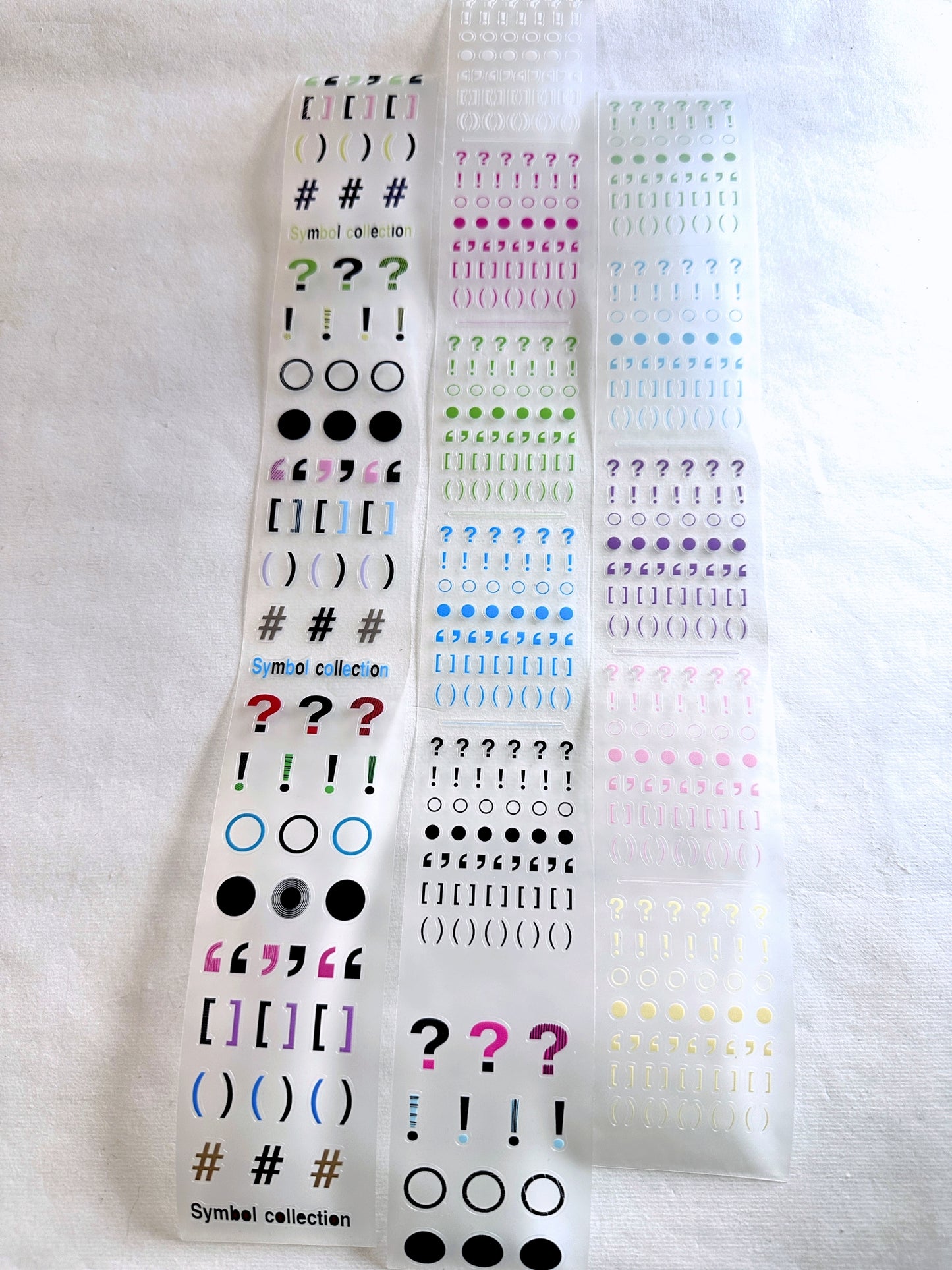 WW Studio - Symbol Collection kiss-cut PVC tape SAMPLES