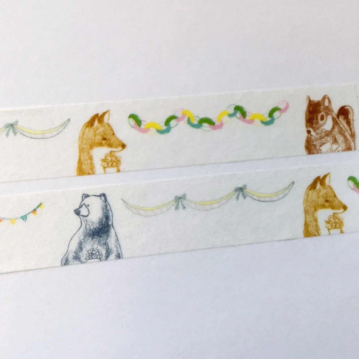 Green Flash - animal banners washi tape SAMPLES