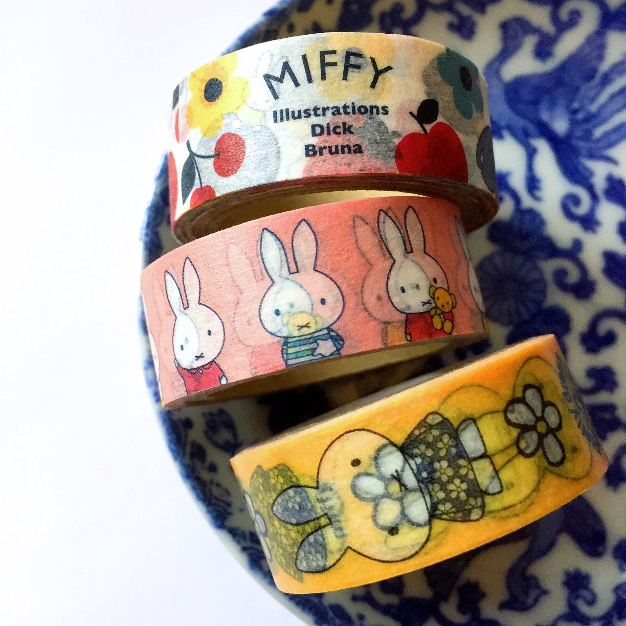 Miffy by Dick Bruna - set of three washi tape SAMPLES