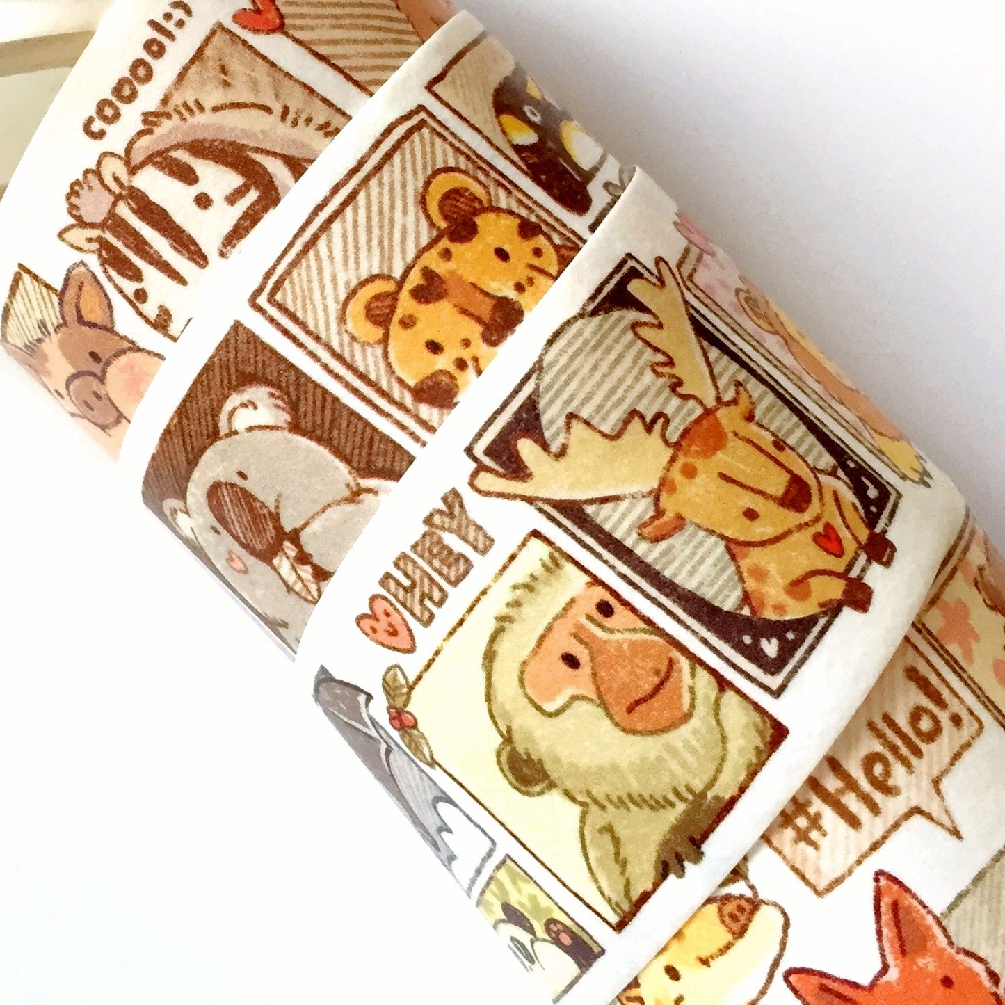 Meatball - Meatball's Animal Friends washi tape SAMPLES