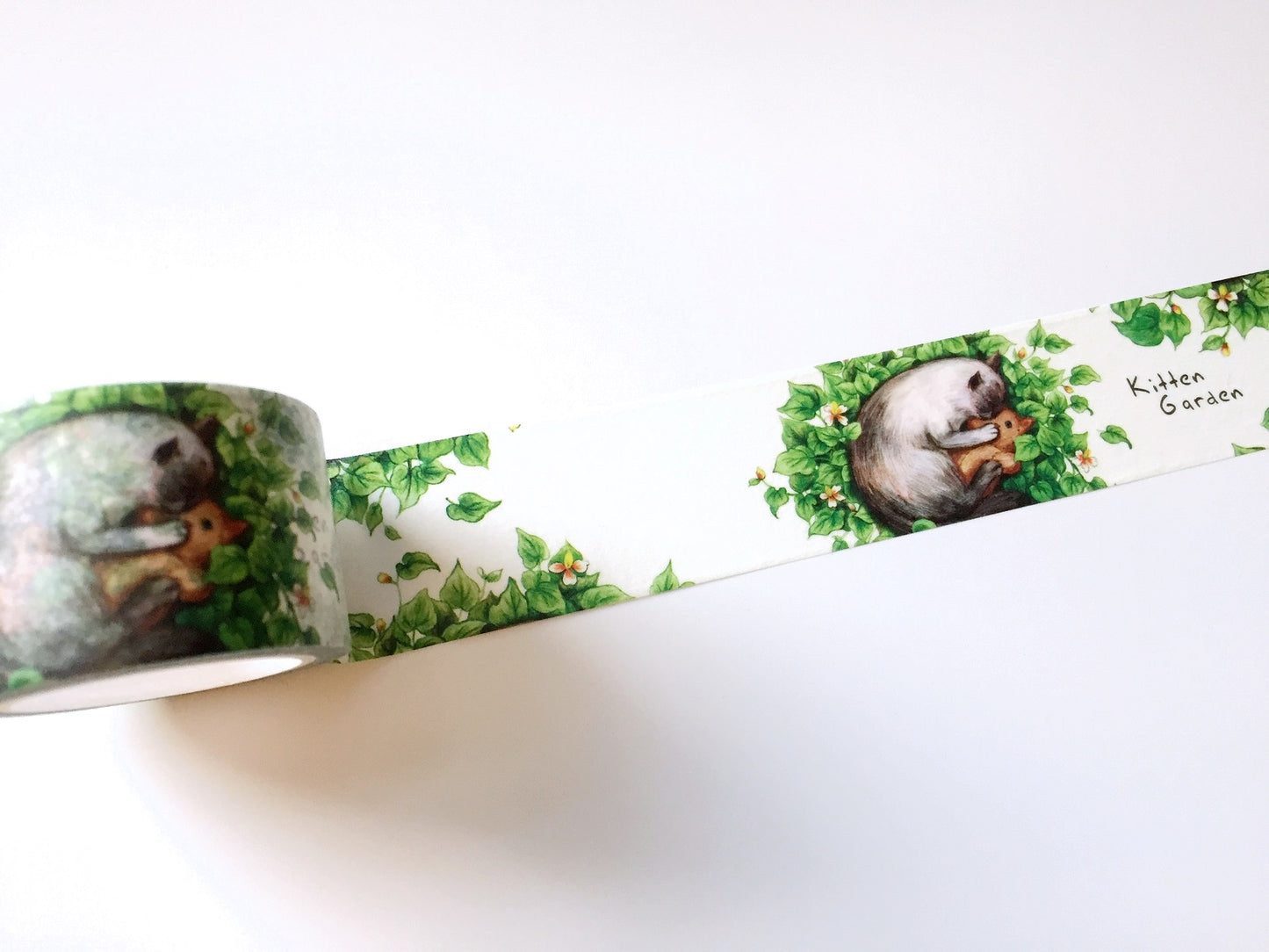 Time Tape - Kitten Garden washi tape SAMPLES