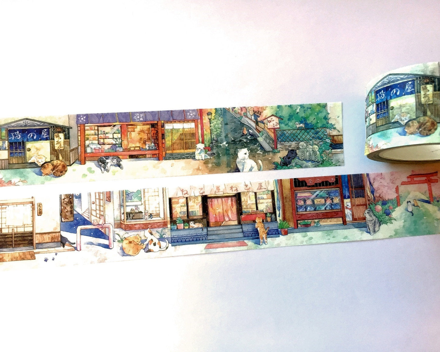 LuckyTape - Japan Cats Daily washi tape SAMPLES