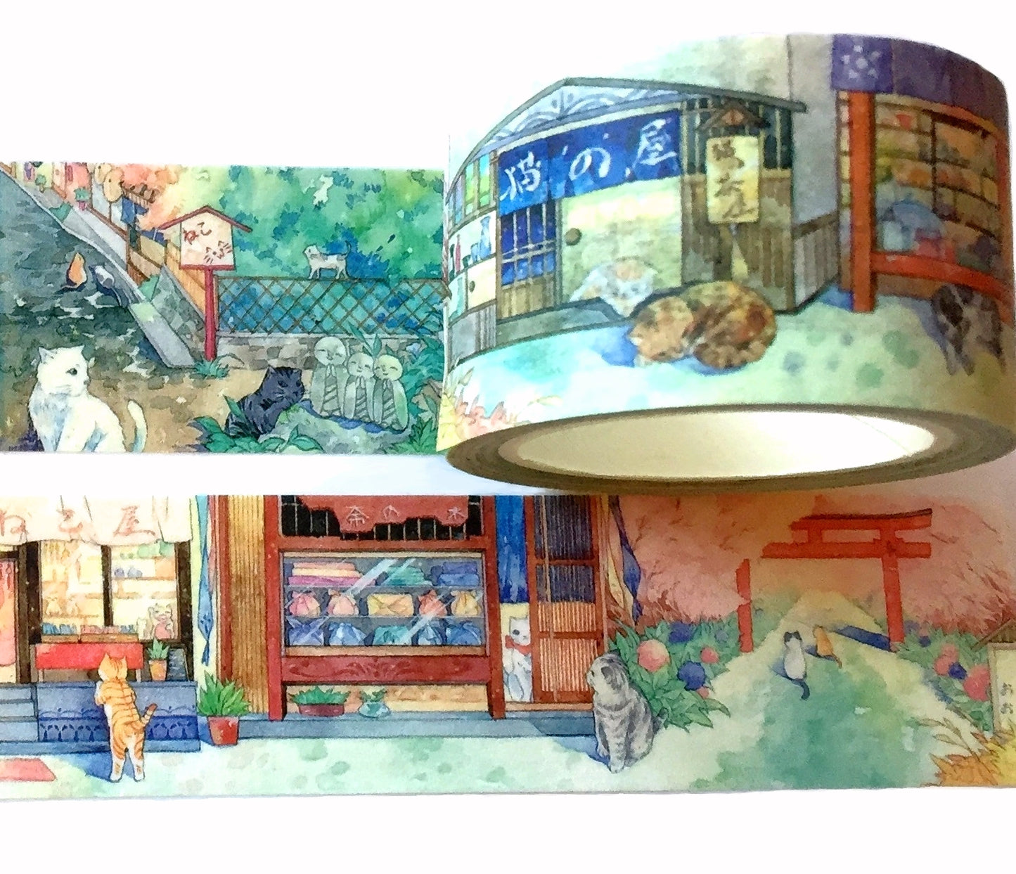 LuckyTape - Japan Cats Daily washi tape SAMPLES