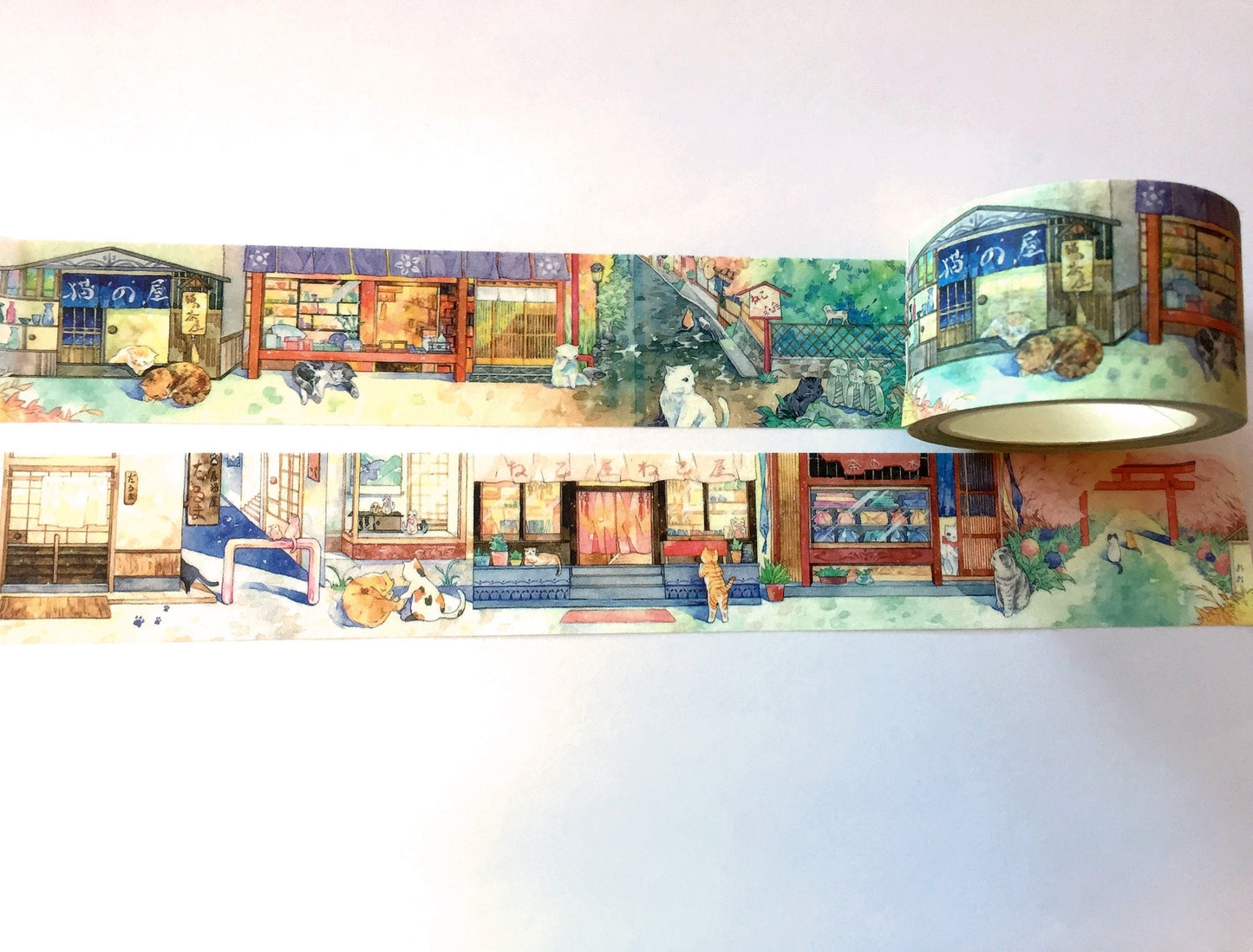 LuckyTape - Japan Cats Daily washi tape SAMPLES