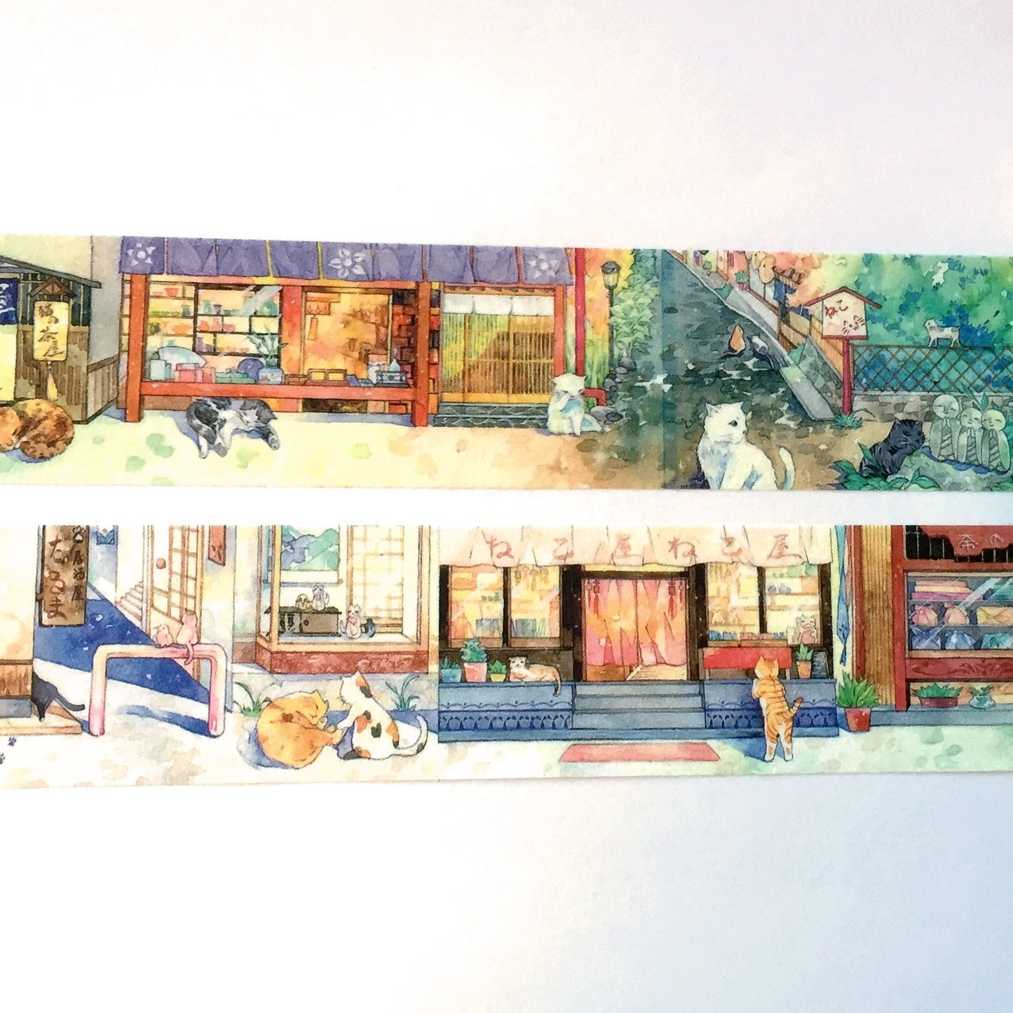 LuckyTape - Japan Cats Daily washi tape SAMPLES