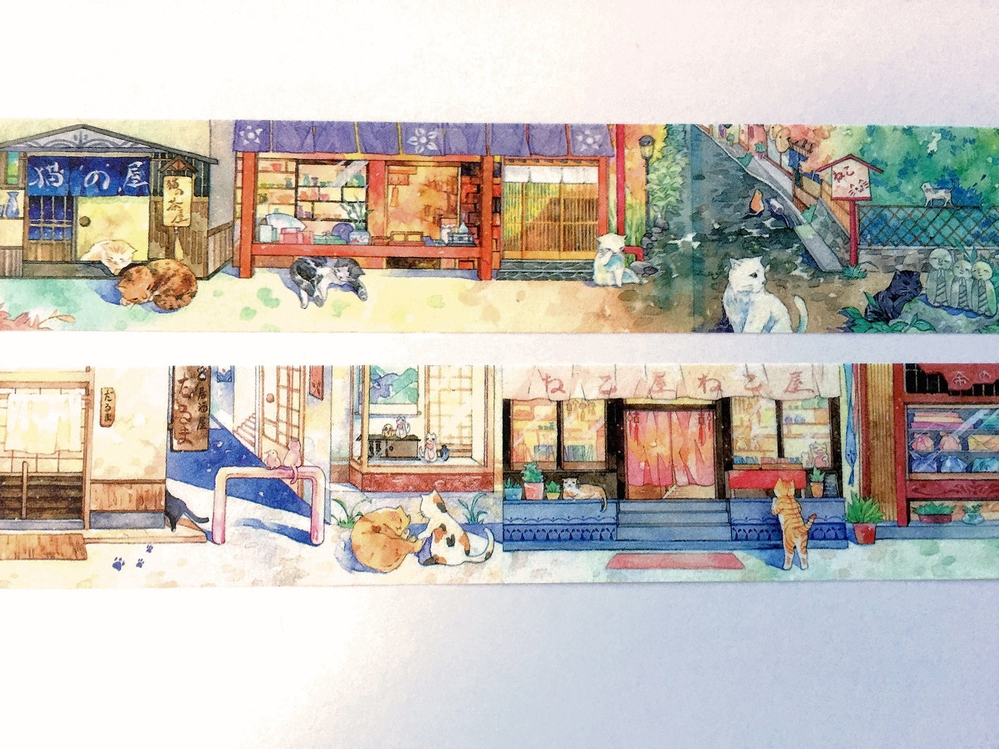LuckyTape - Japan Cats Daily washi tape SAMPLES