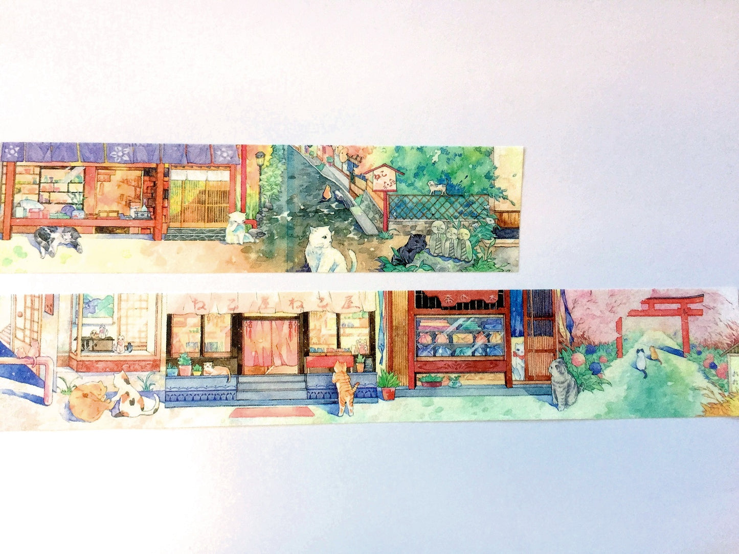 LuckyTape - Japan Cats Daily washi tape SAMPLES