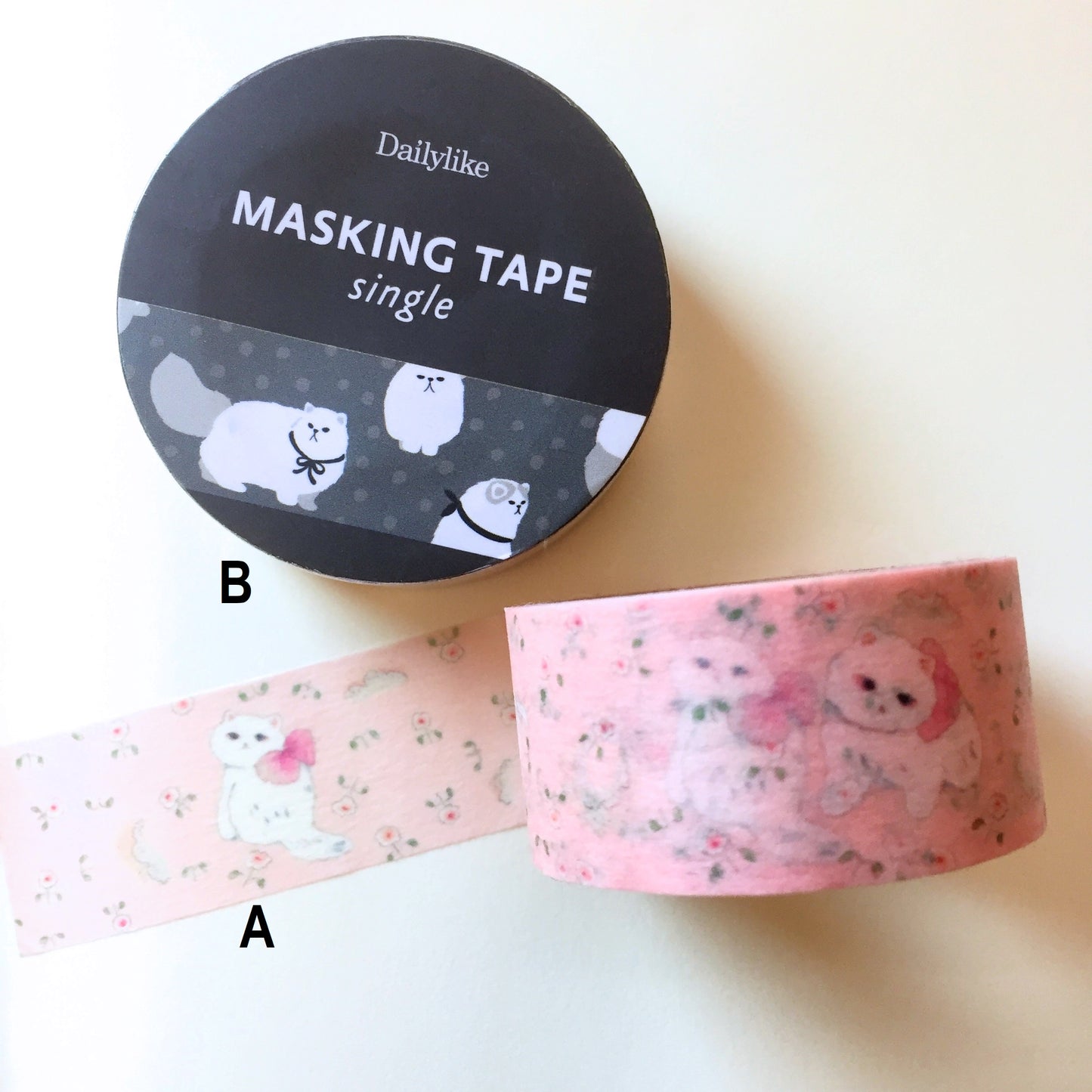 Papier Platz & Dailylike - Persian cat washi tape SAMPLES