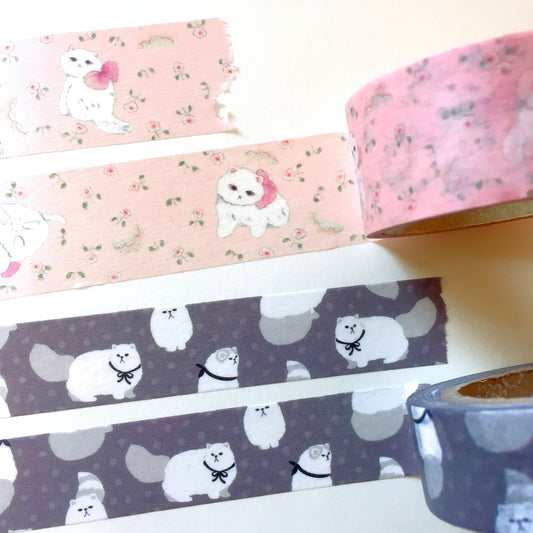 Papier Platz & Dailylike - Persian cat washi tape SAMPLES