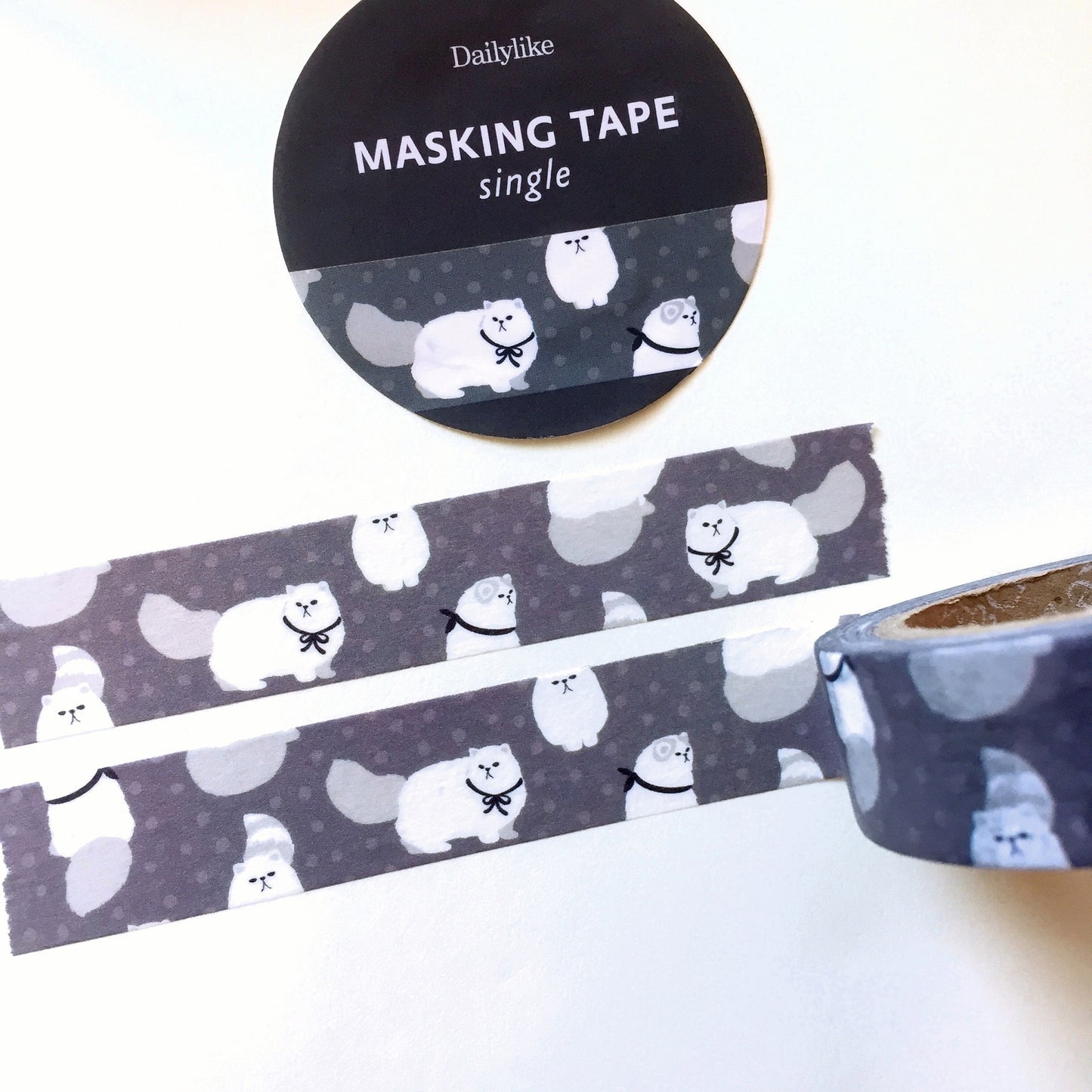 Papier Platz & Dailylike - Persian cat washi tape SAMPLES