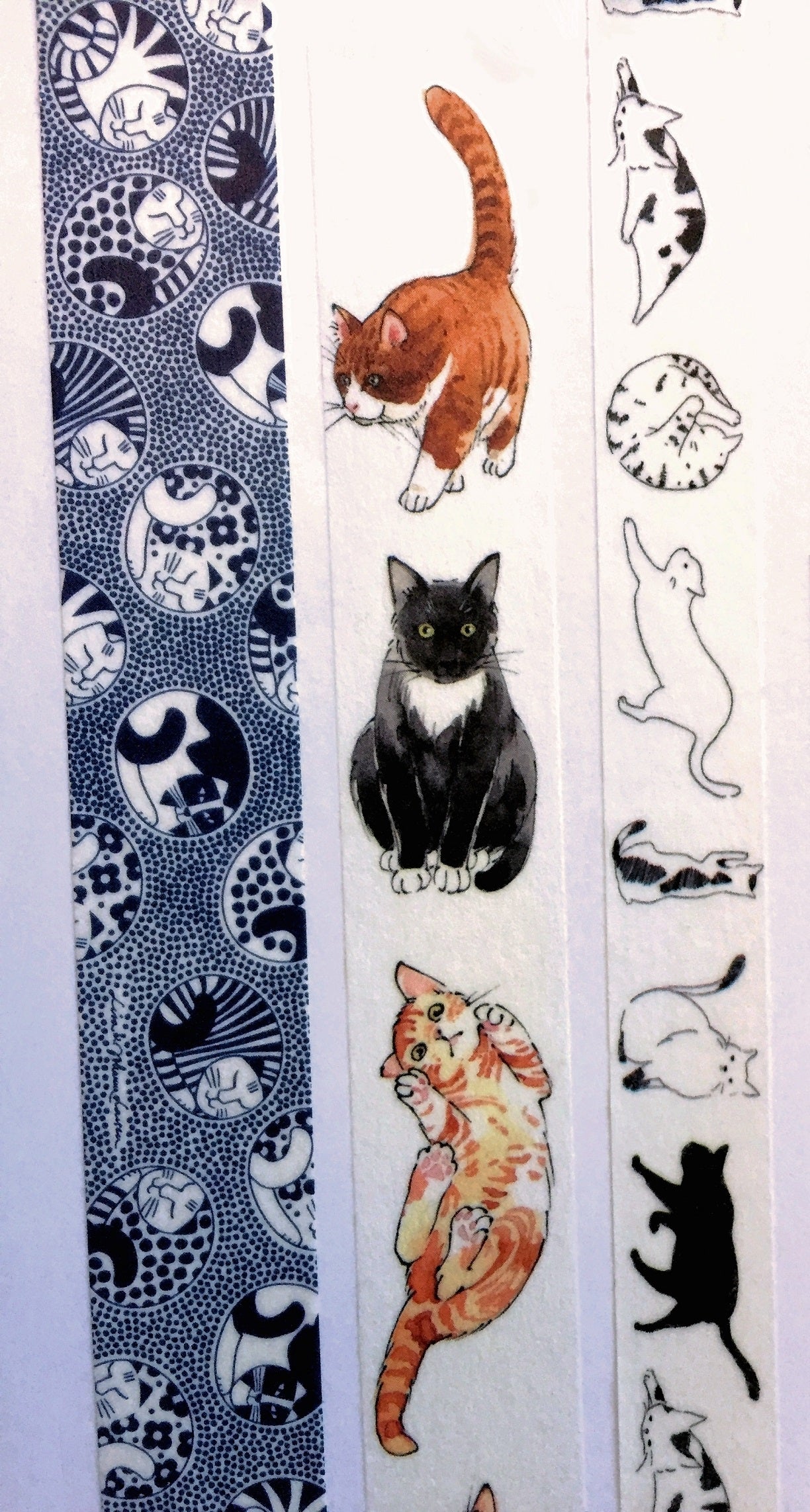 Miri Kulo:rer / Lisa Larson - Cats washi tape SAMPLES