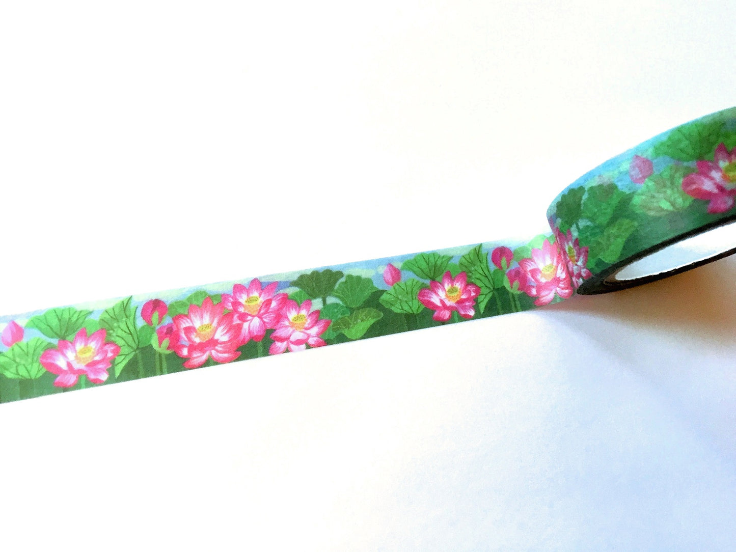 SAIEN - Pink Lotus washi tape SAMPLES