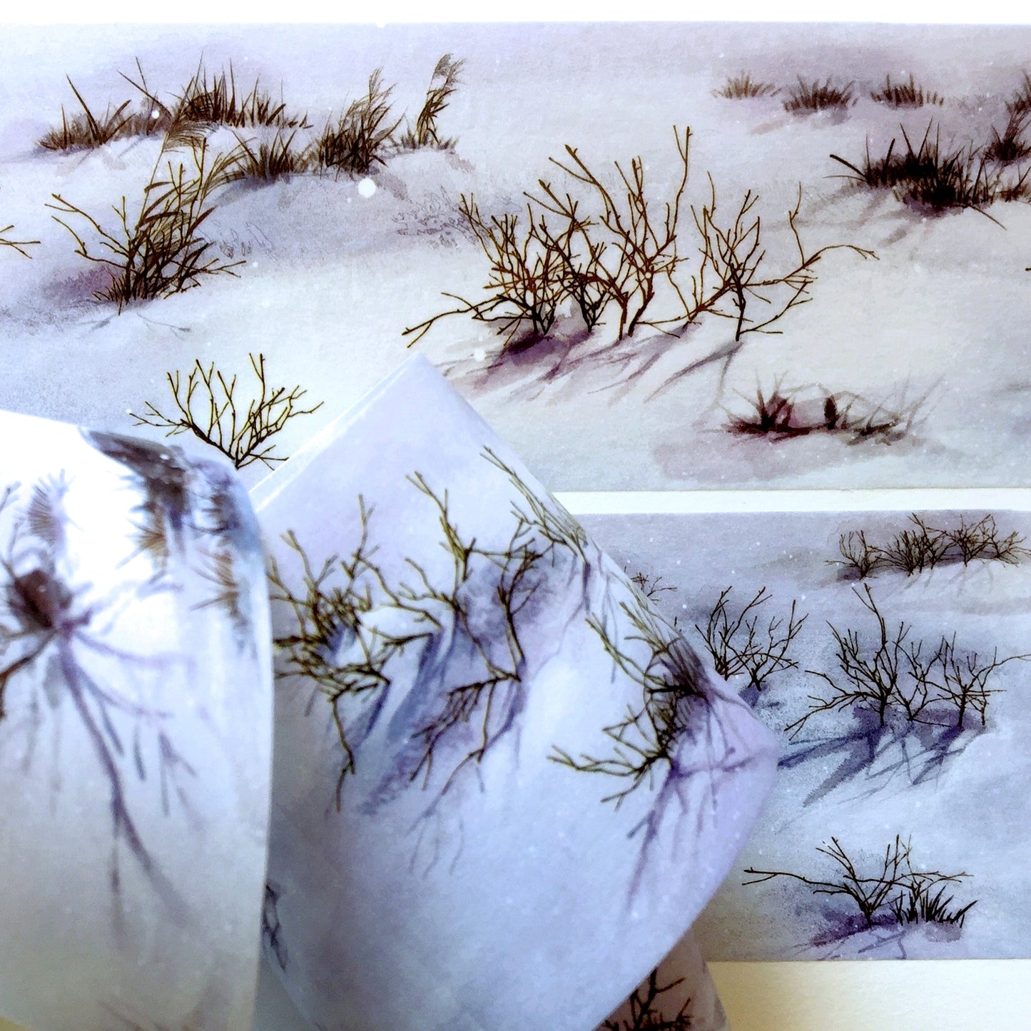 OKMT - Snow-Covered Ground washi tape SAMPLES