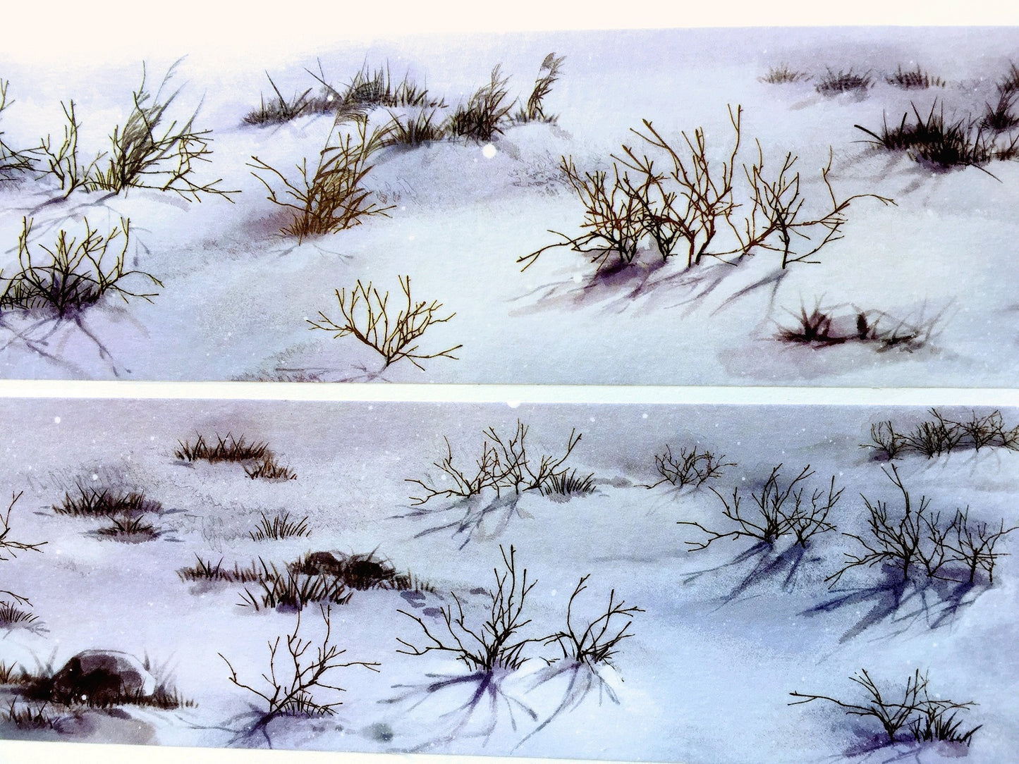 OKMT - Snow-Covered Ground washi tape SAMPLES