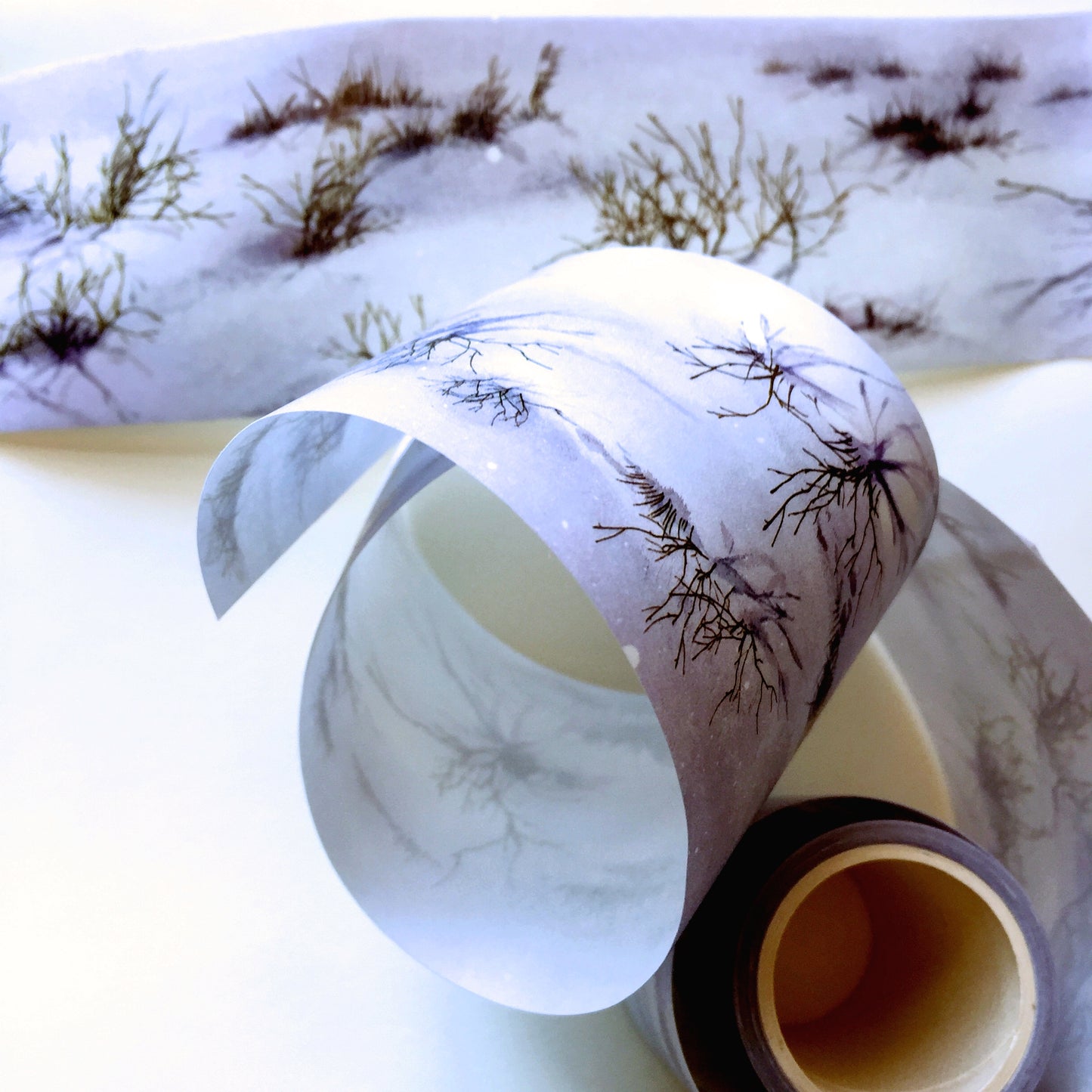 OKMT - Snow-Covered Ground washi tape SAMPLES