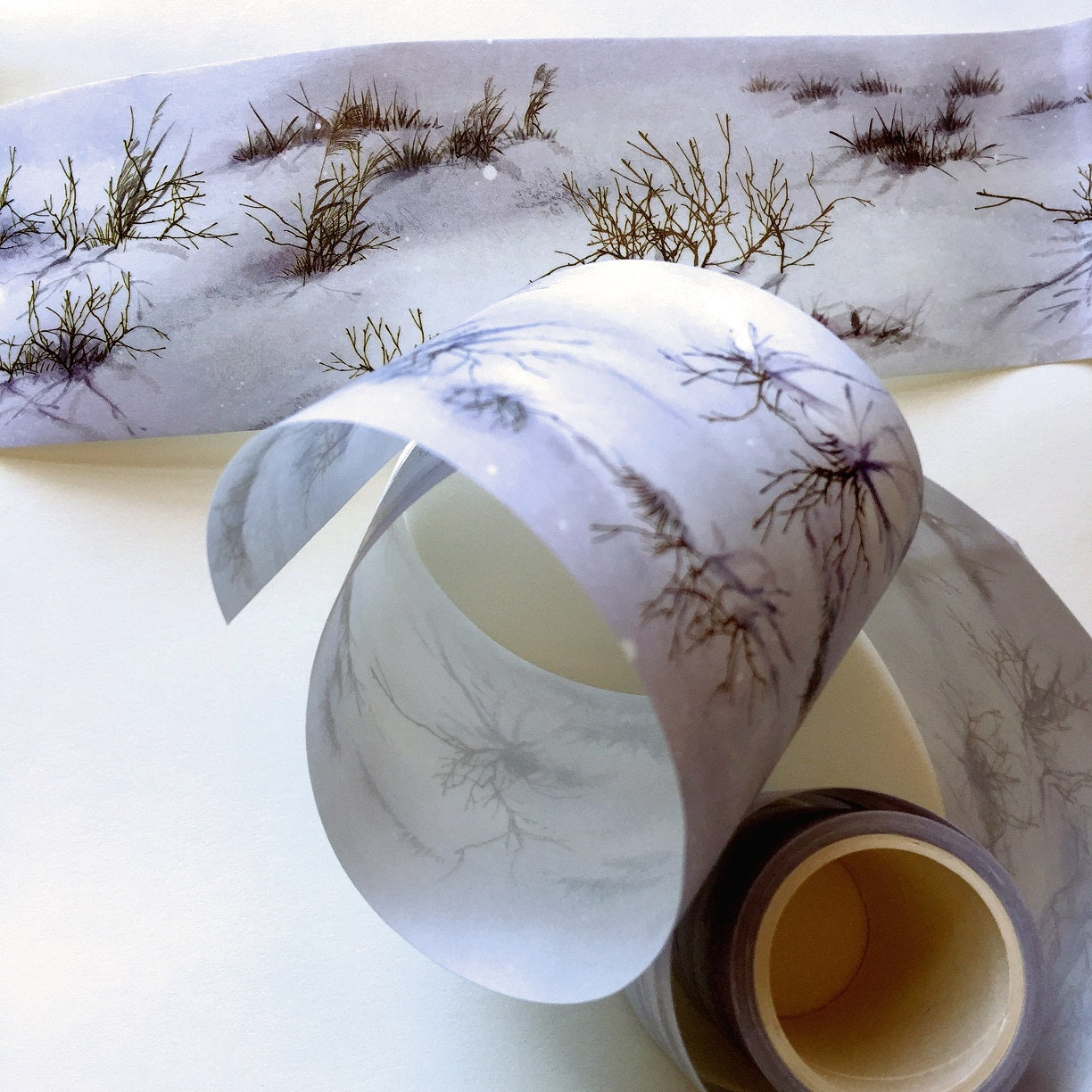 OKMT - Snow-Covered Ground washi tape SAMPLES