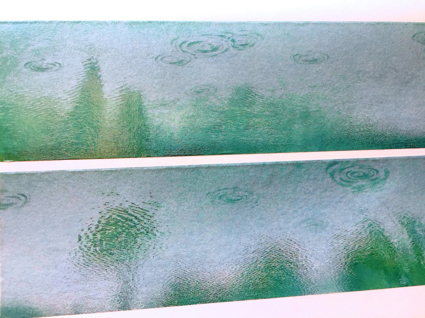 Lake water - reflection & ripples washi tape SAMPLES