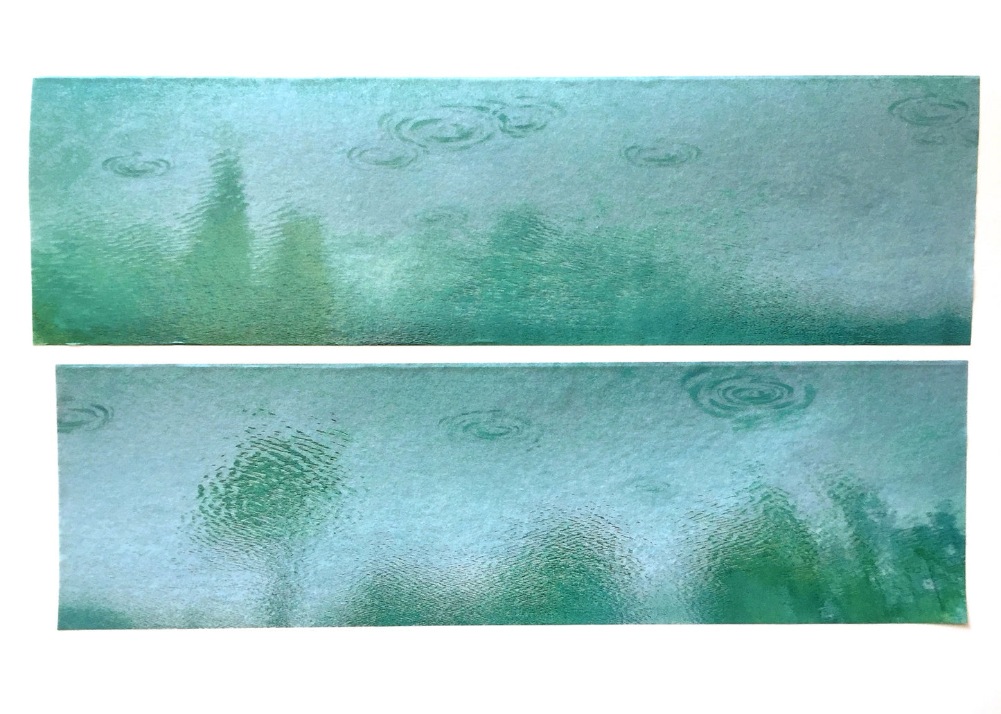Lake water - reflection & ripples washi tape SAMPLES
