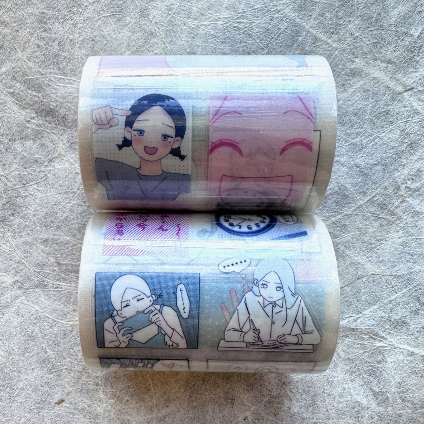 Wakawaka - anime-style cartoon kiss-cut PET tapes SAMPLES