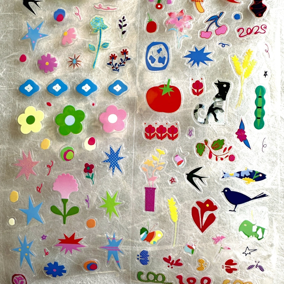 Wakawaka - Plants & animals kiss-cut PET tape SAMPLES