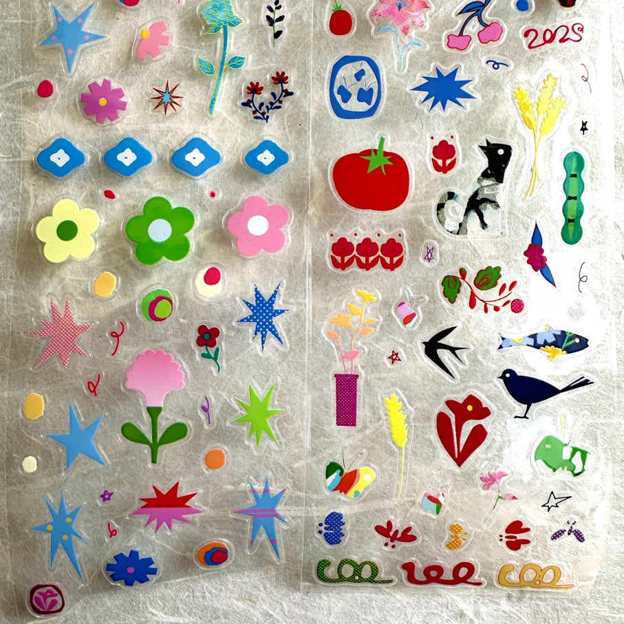 Wakawaka - Plants & animals kiss-cut PET tape SAMPLES