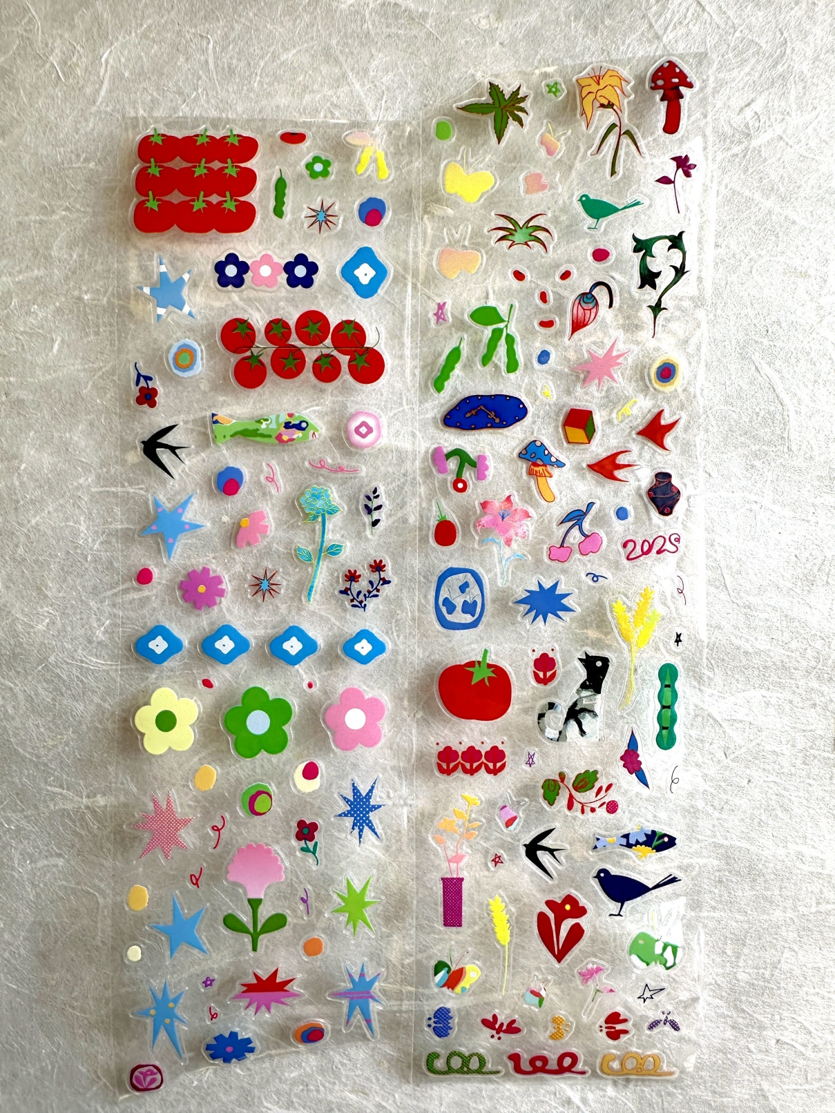 Wakawaka - Quirky patterns set of 4 kiss-cut PET tapes SAMPLES
