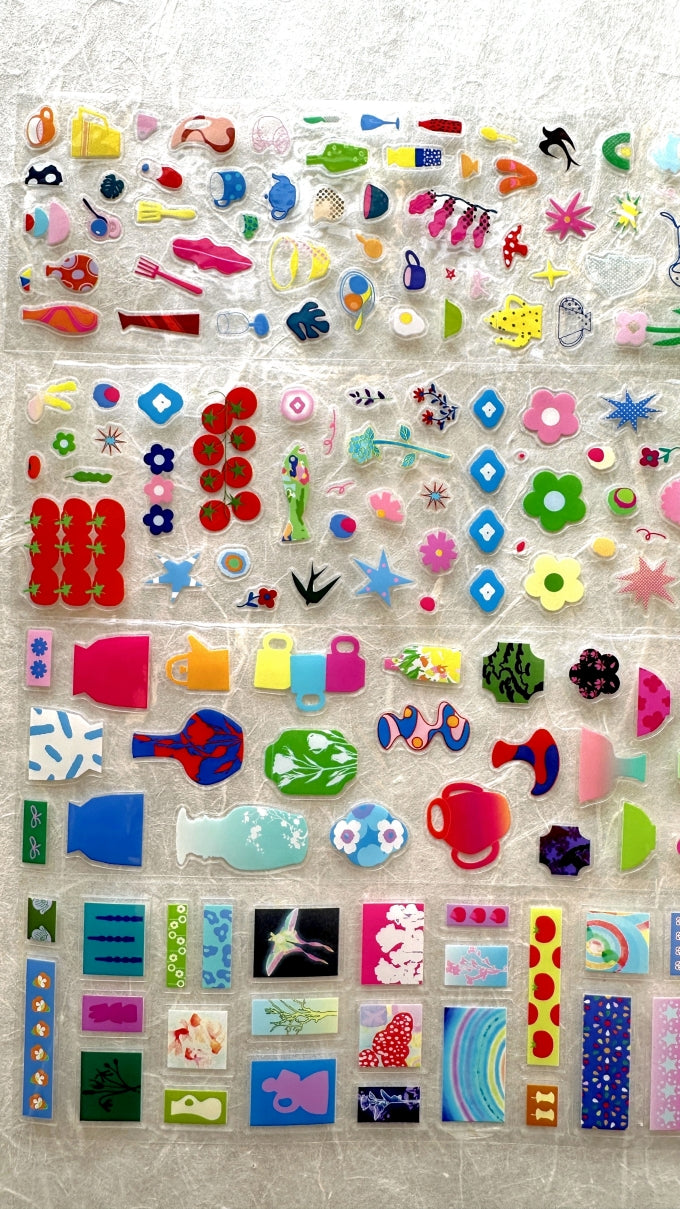 Wakawaka - Vases & bottles kiss-cut PET tape SAMPLES