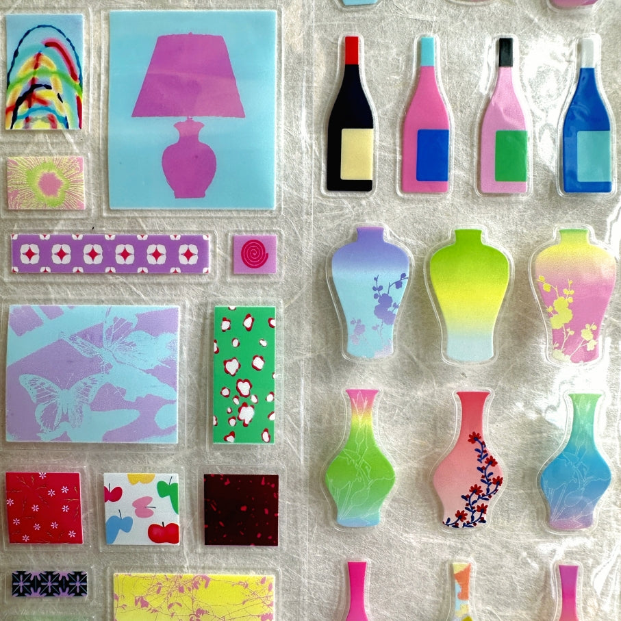 Wakawaka - Vases & bottles kiss-cut PET tape SAMPLES