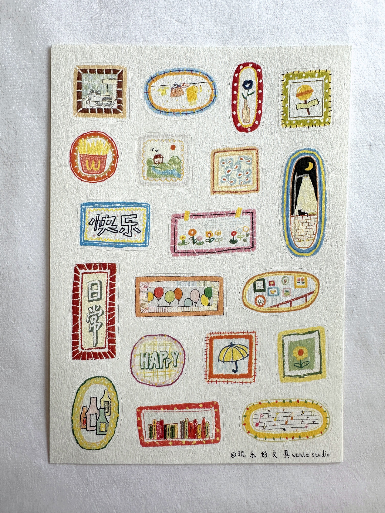 Wanle Studio - Vol. 11 Stickers (SINGLE SHEETS)