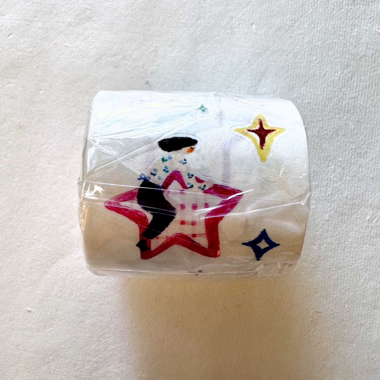 Wanle Studio - Many Stars kiss-cut washi tape SAMPLES