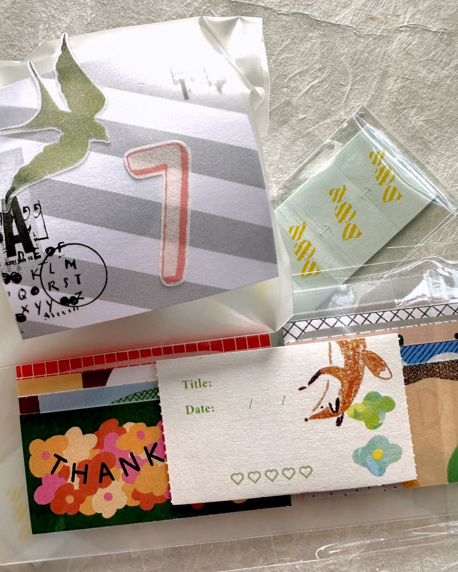 Hello Studio - Whisper Huchii sticky memo roll SAMPLES
