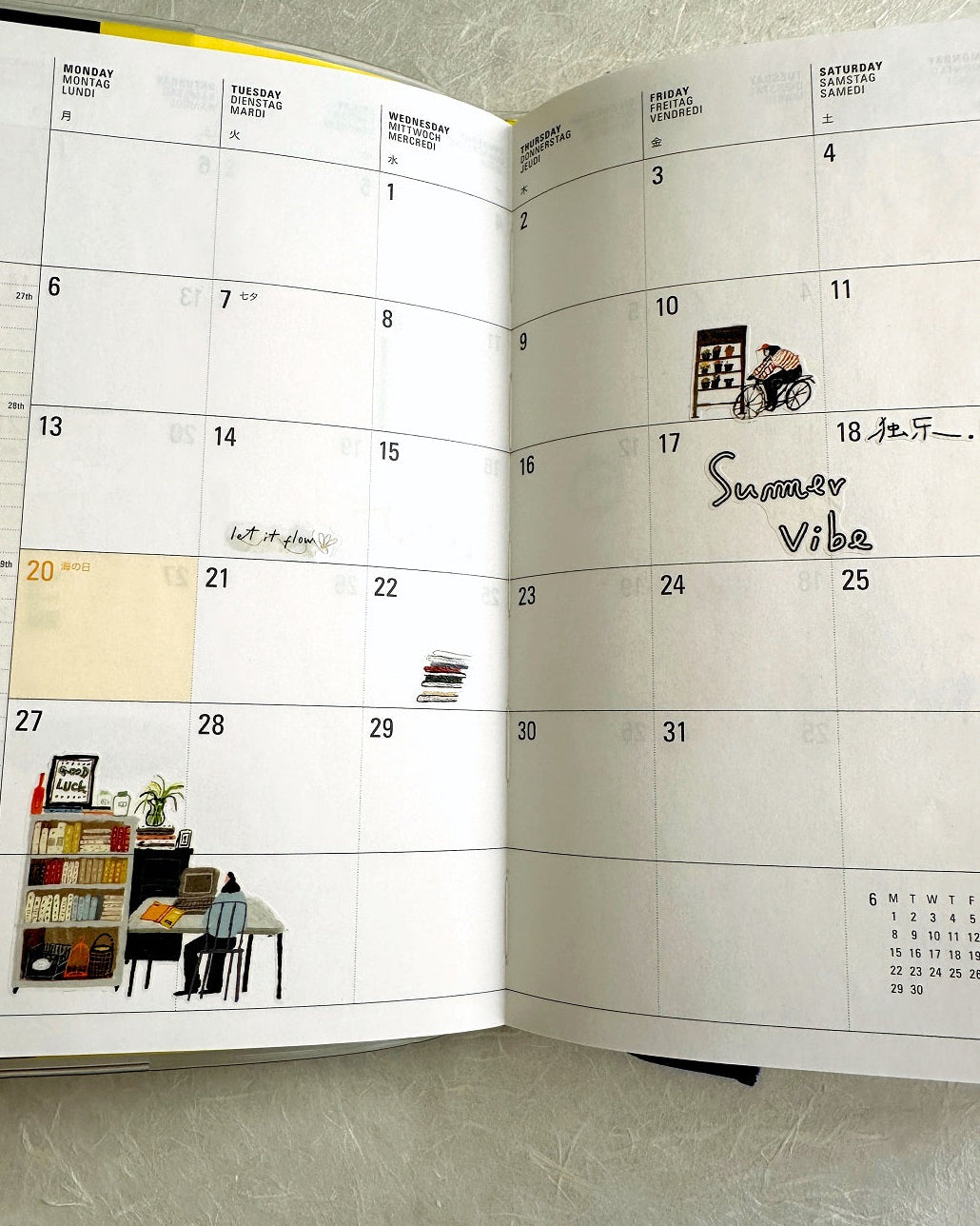 Wanle Studio - My Daily Life kiss-cut washi & paper tape SAMPLES