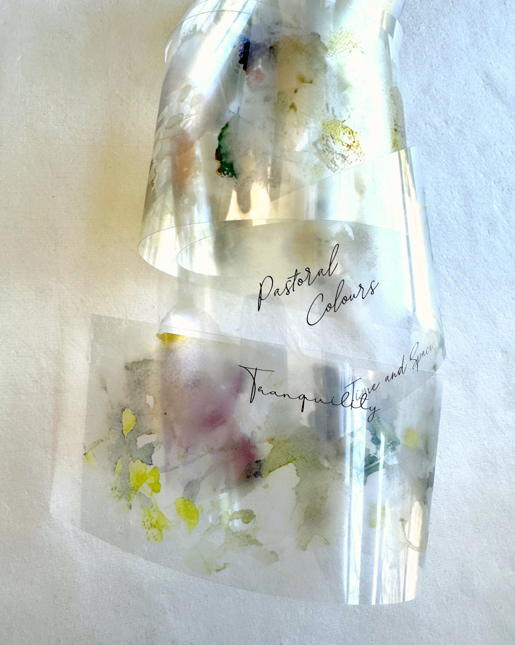 Xiaobaijia - Pastoral Colours washi & PET tape (6 cm x 120 cm) SAMPLES