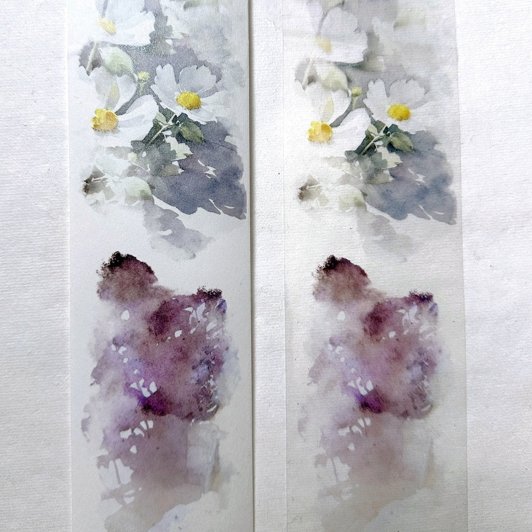 Xiaobaijia - Pastoral Colours washi & PET tape (6 cm x 120 cm) SAMPLES