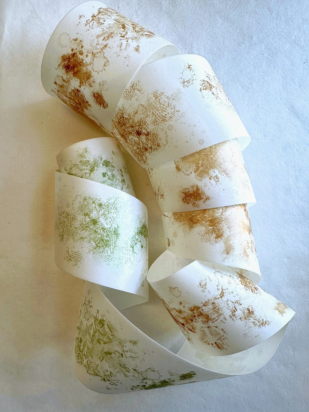 Xiaobaijia - Smudge pattern backgrounds washi & PET tape