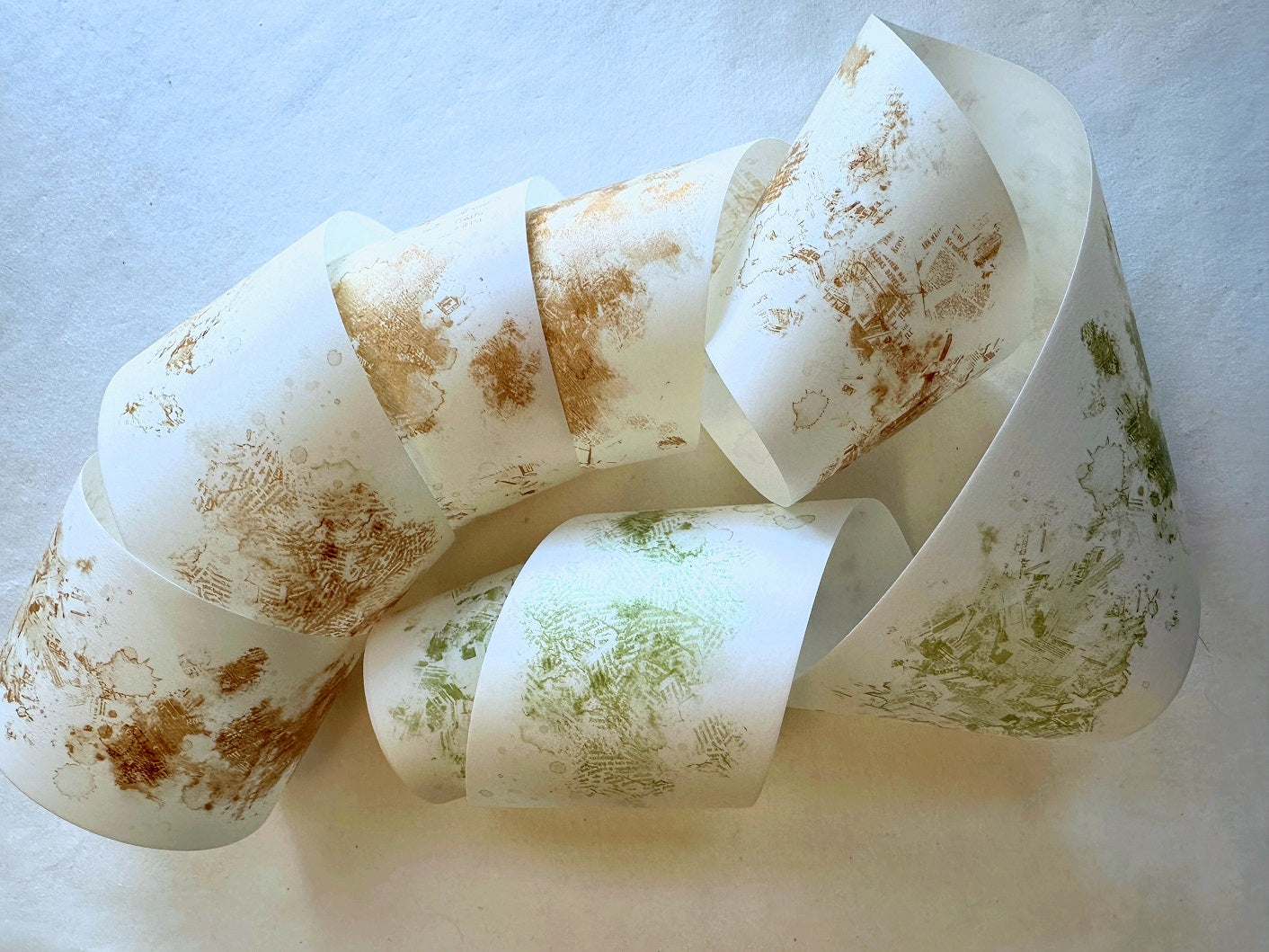 Xiaobaijia - Smudge pattern backgrounds washi & PET tape