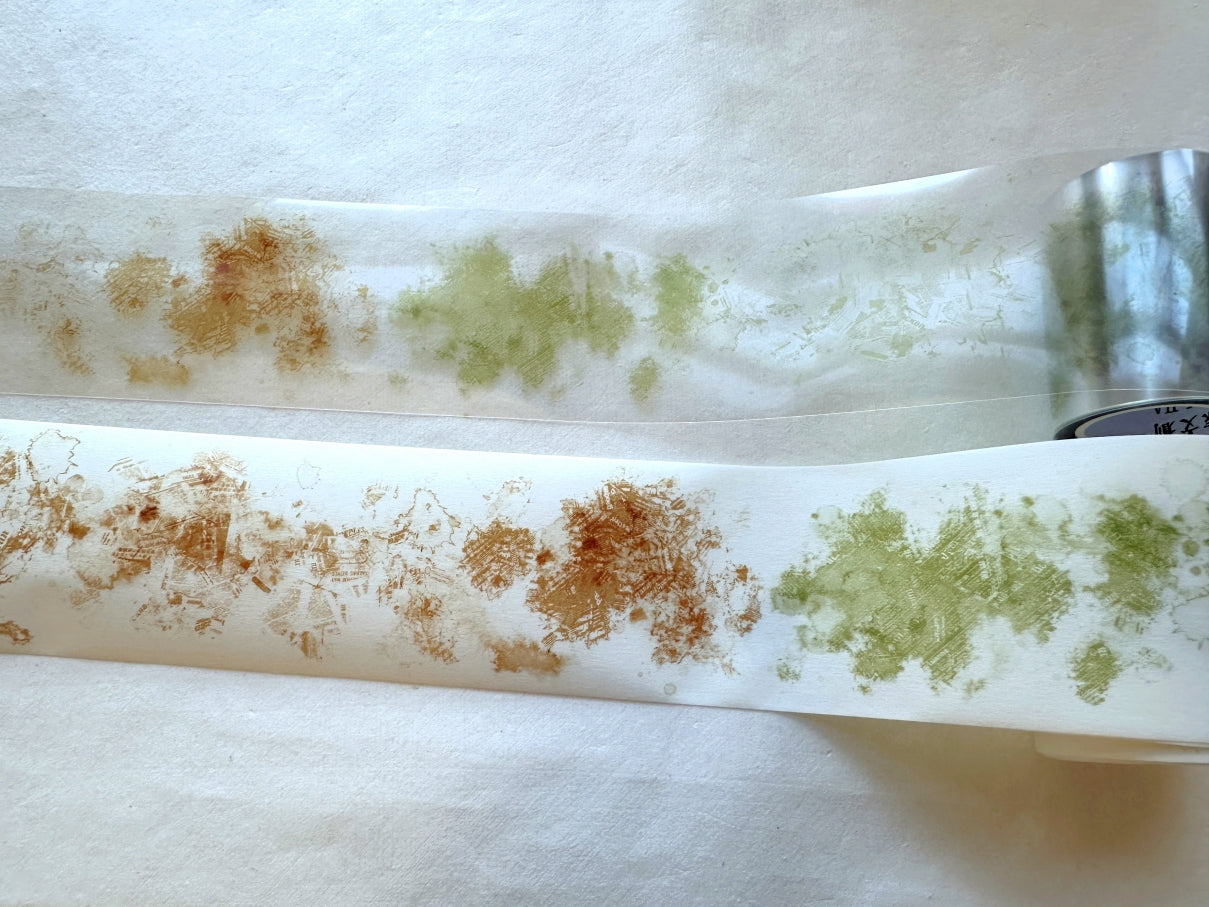 Xiaobaijia - Smudge pattern backgrounds washi & PET tape
