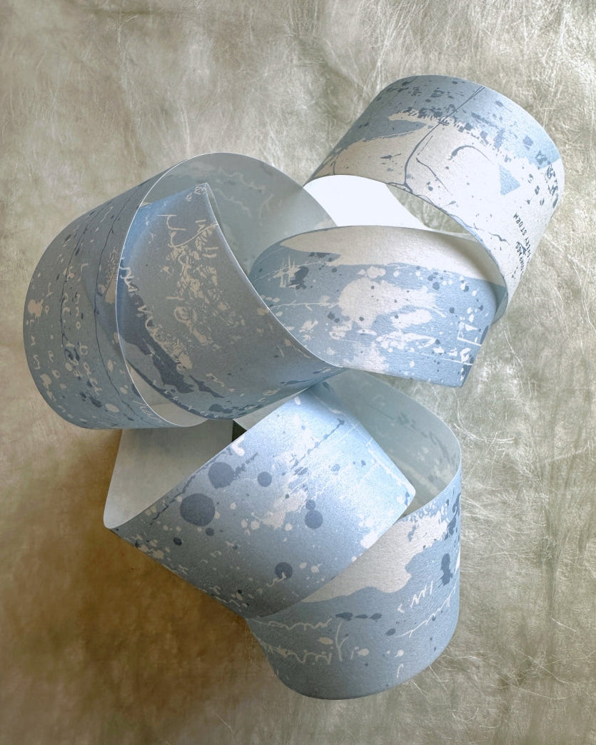 Xiaobaijia - Blue Fantasy washi tape SAMPLES