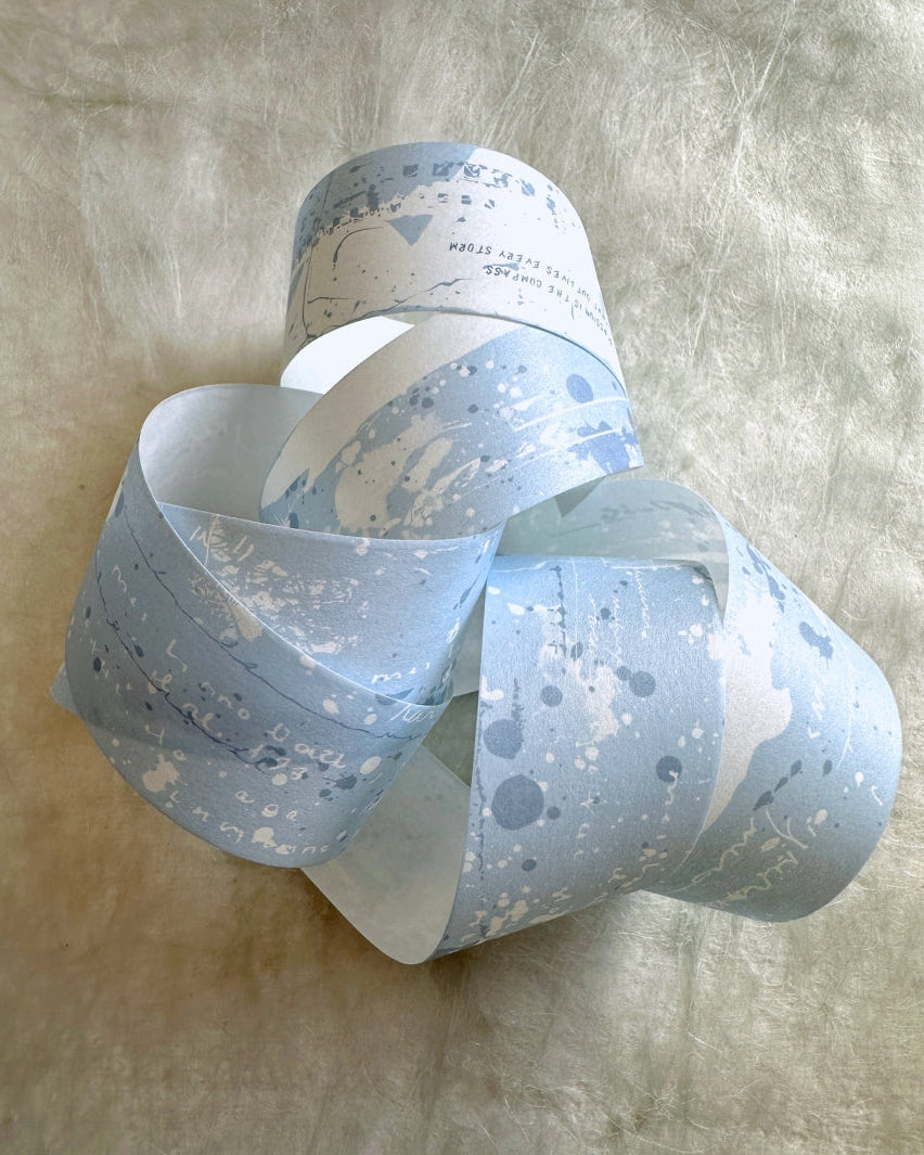 Xiaobaijia - Blue Fantasy washi tape SAMPLES